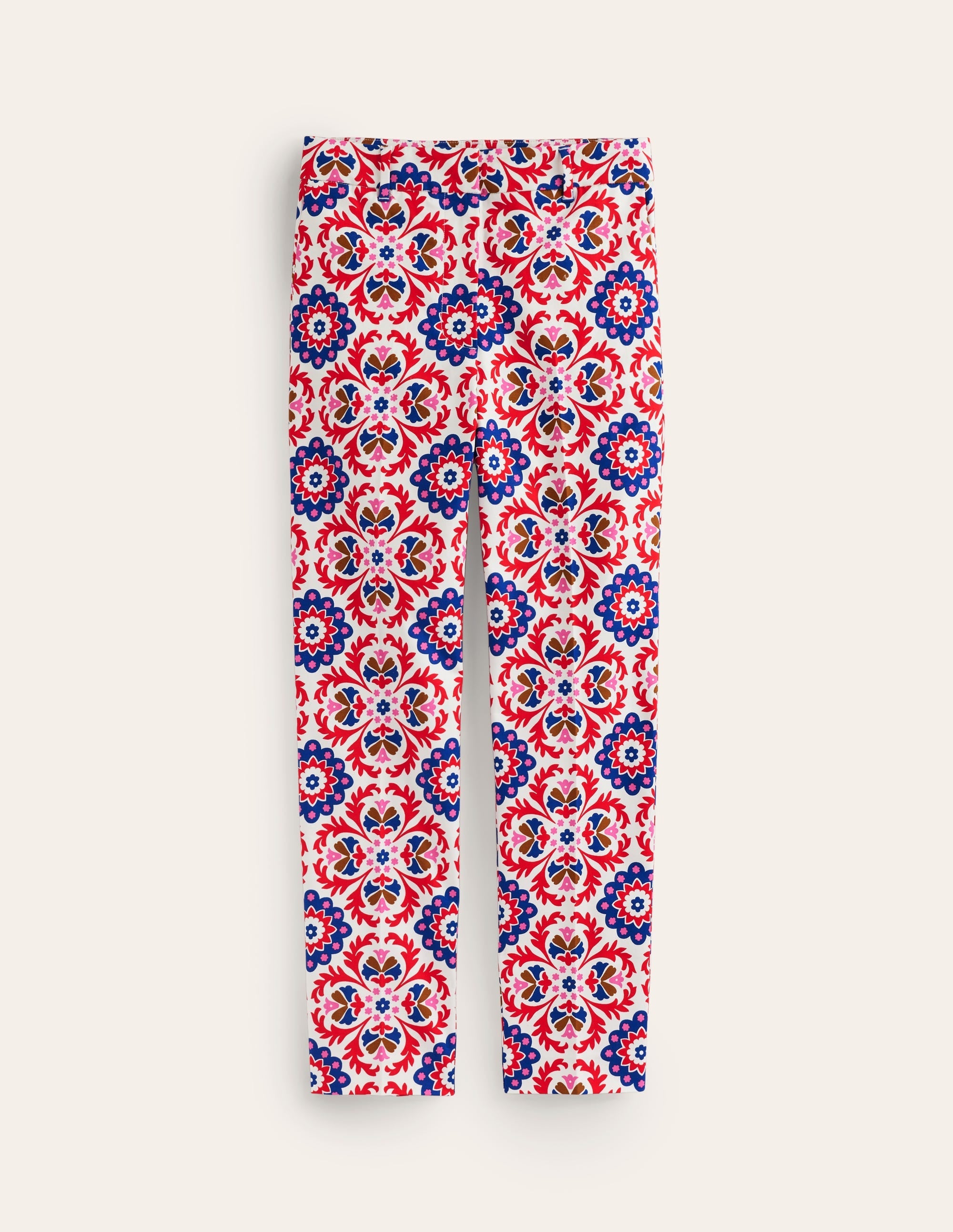 Highgate Sateen Trousers-Rubicondo, Mosaic Bloom - Image 5