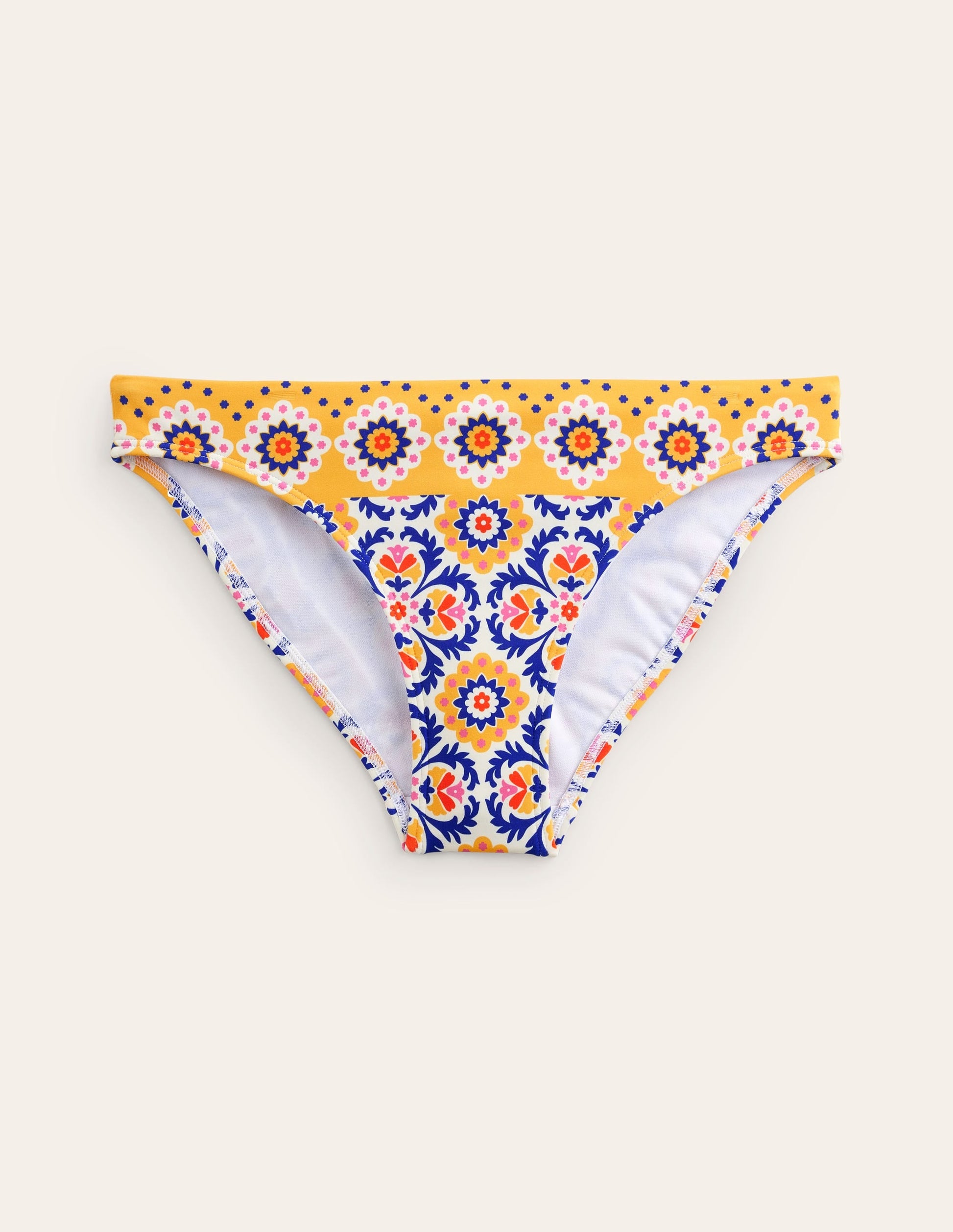 Classic Bikini Bottoms-Artisan Gold, Mosaic Tile-6