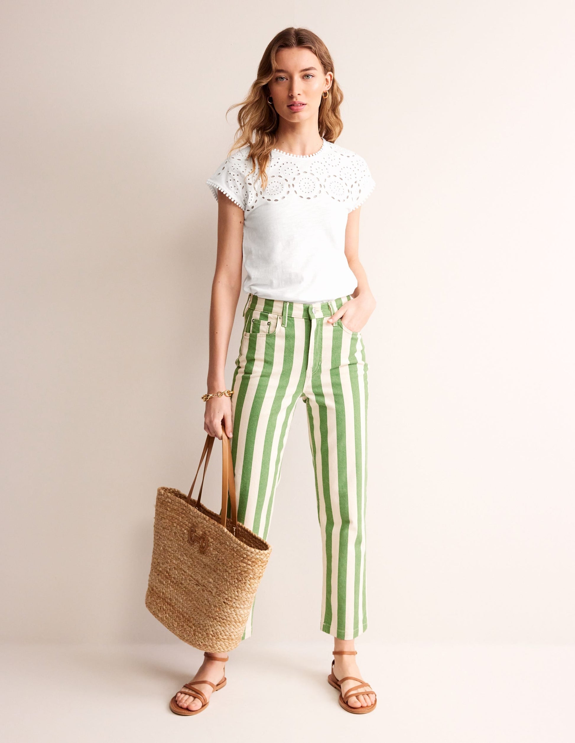 Sasha Broderie T-Shirt-White-4