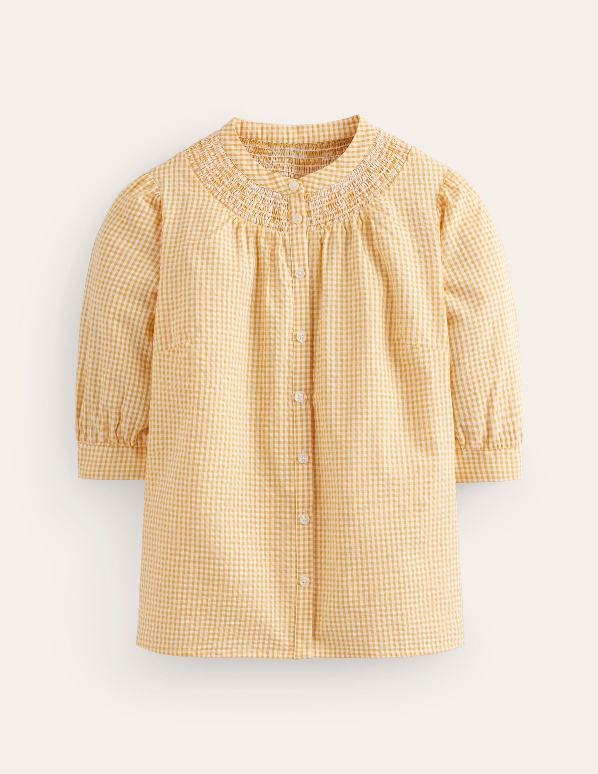 Ada Seersucker Top-Sweet Honeycomb Gingham-5