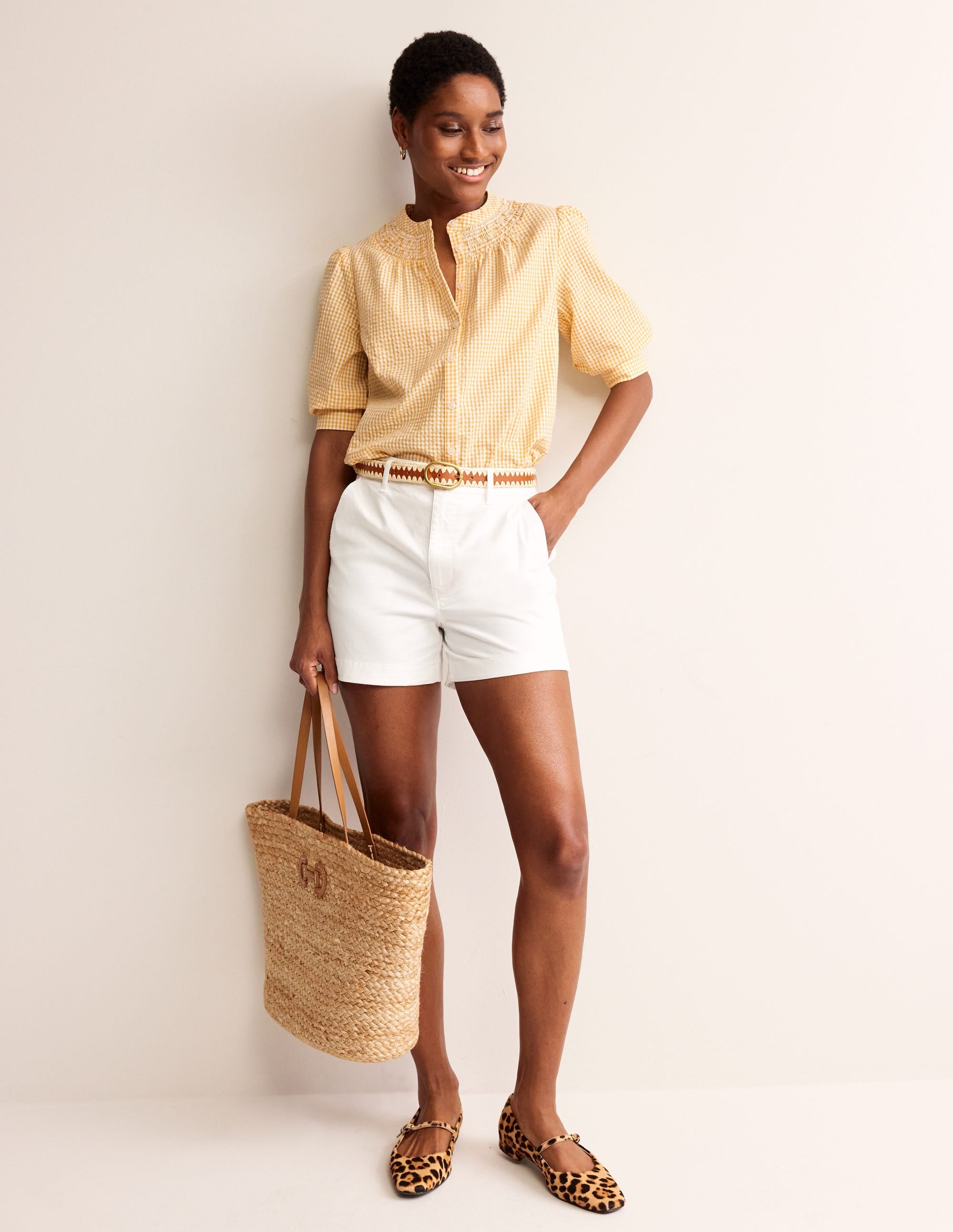 Ada Seersucker Top-Sweet Honeycomb Gingham - Image 4
