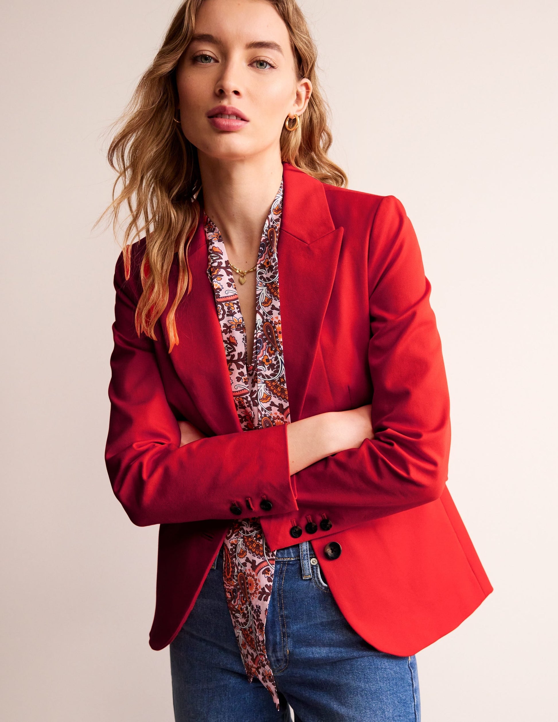 Marylebone Bi-stretch Blazer-Fiesta-1