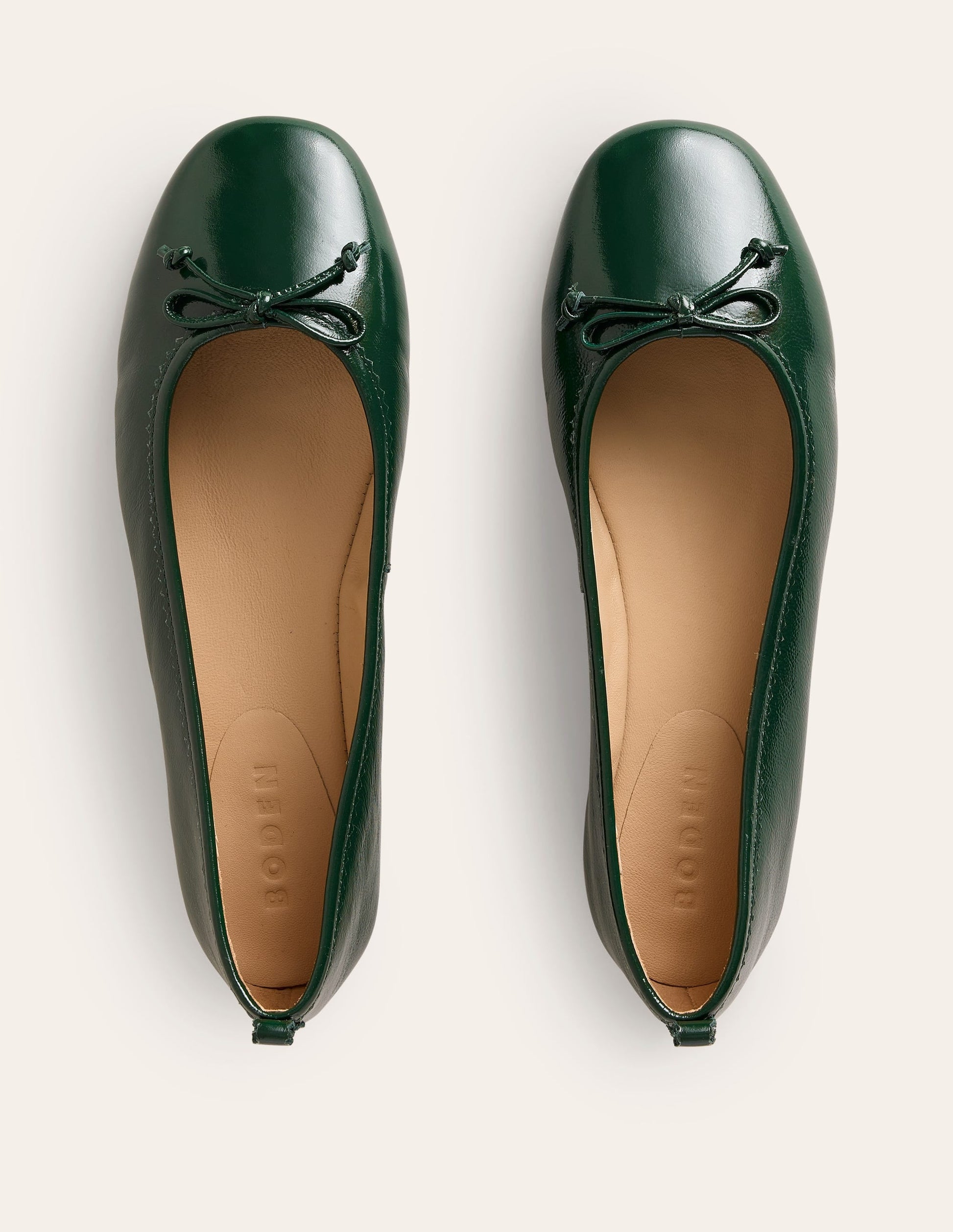 Kitty Flexi Sole Ballet Pumps-Ponderosa Pine Patent-5