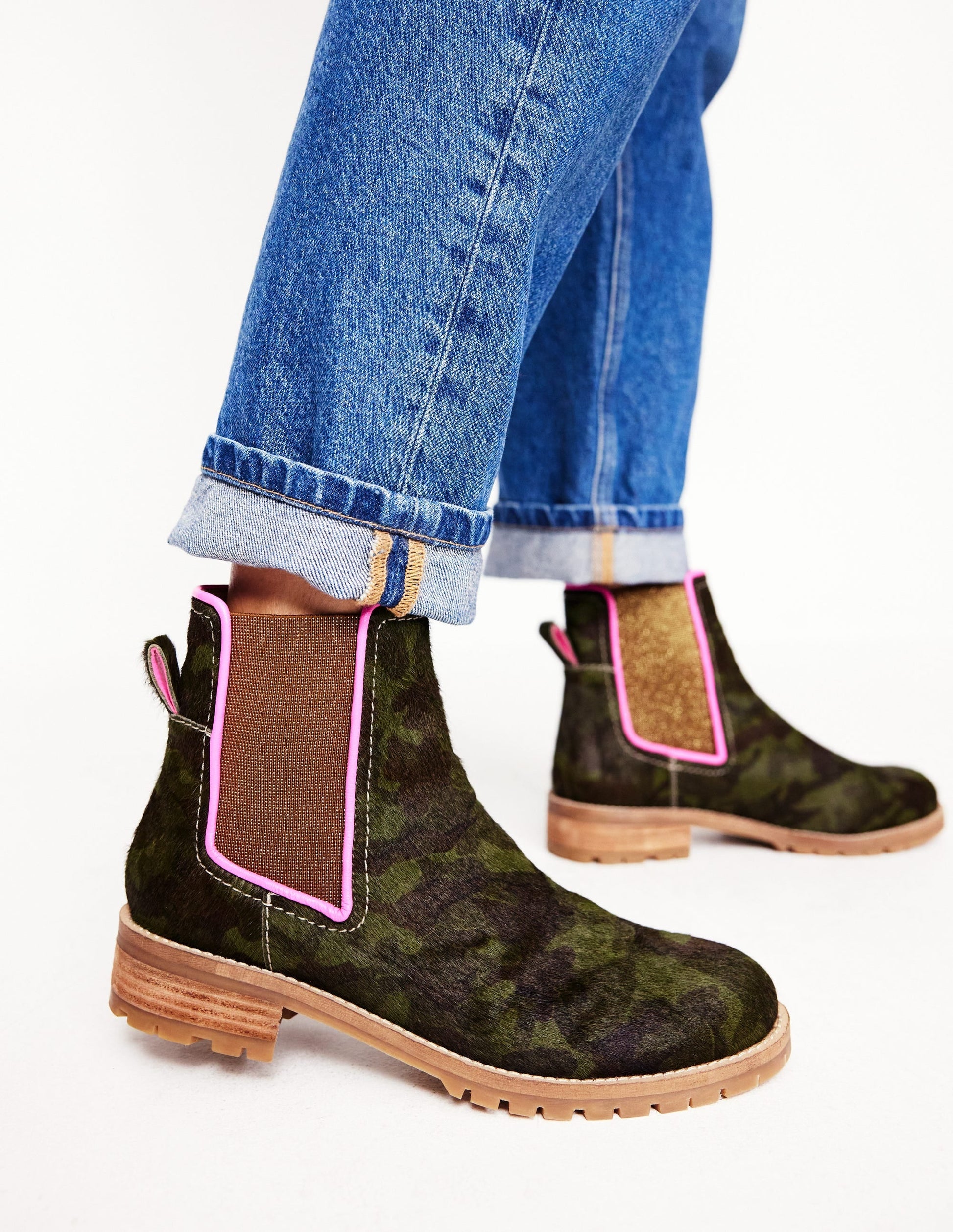 Freya Chelsea Boots-Camouflage-1