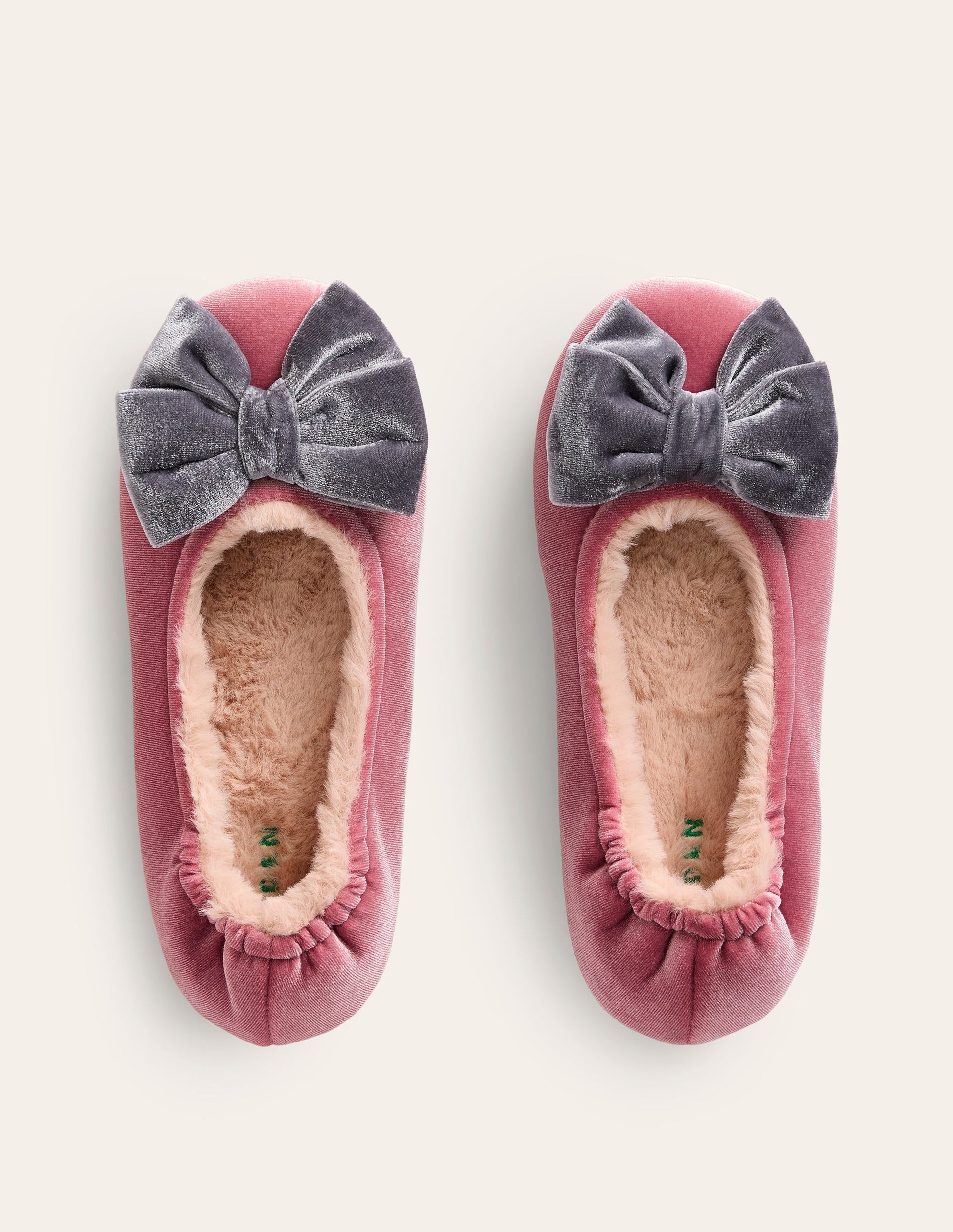 Bow Slippers-Pink-5