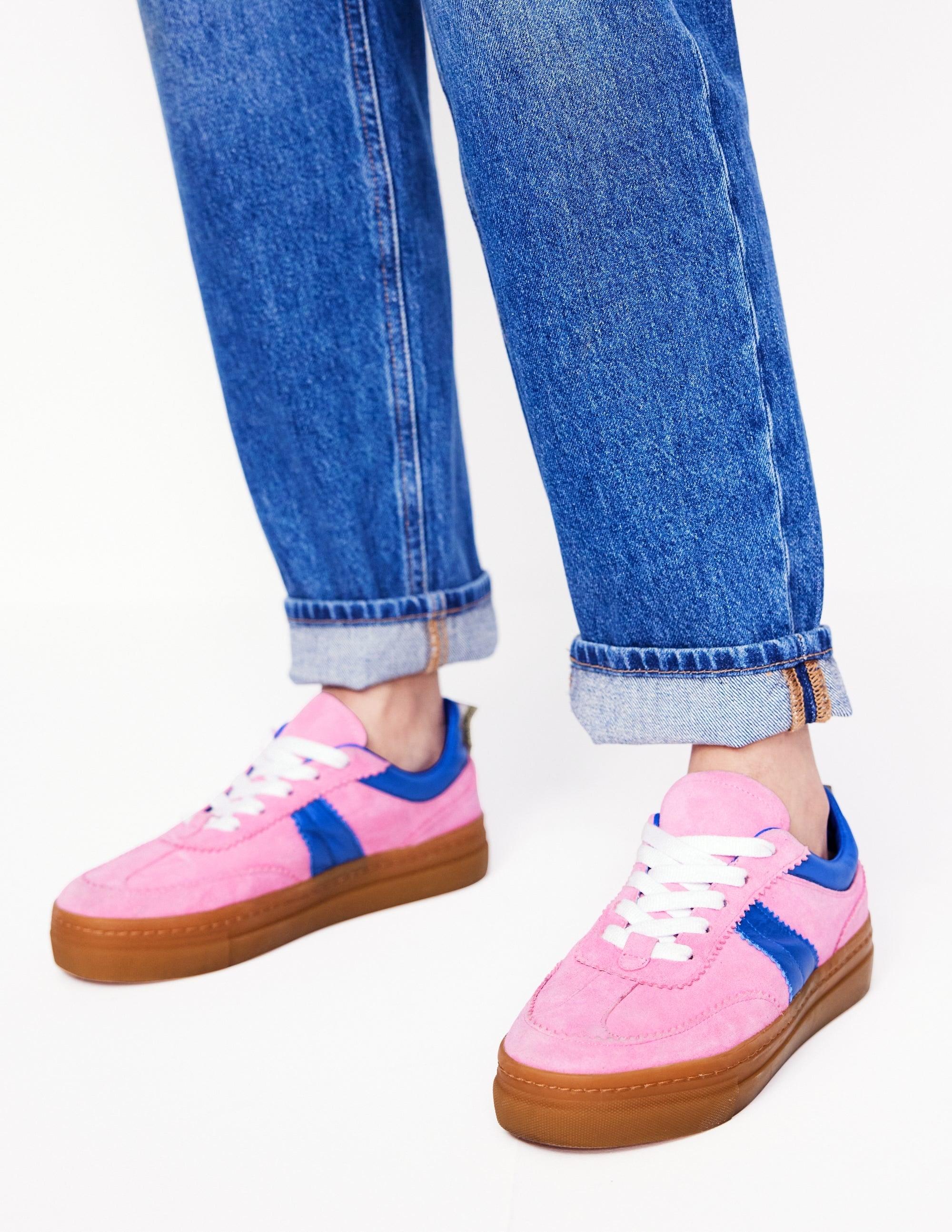 Erin Flatform Tennis Trainer-Pink - Image 1