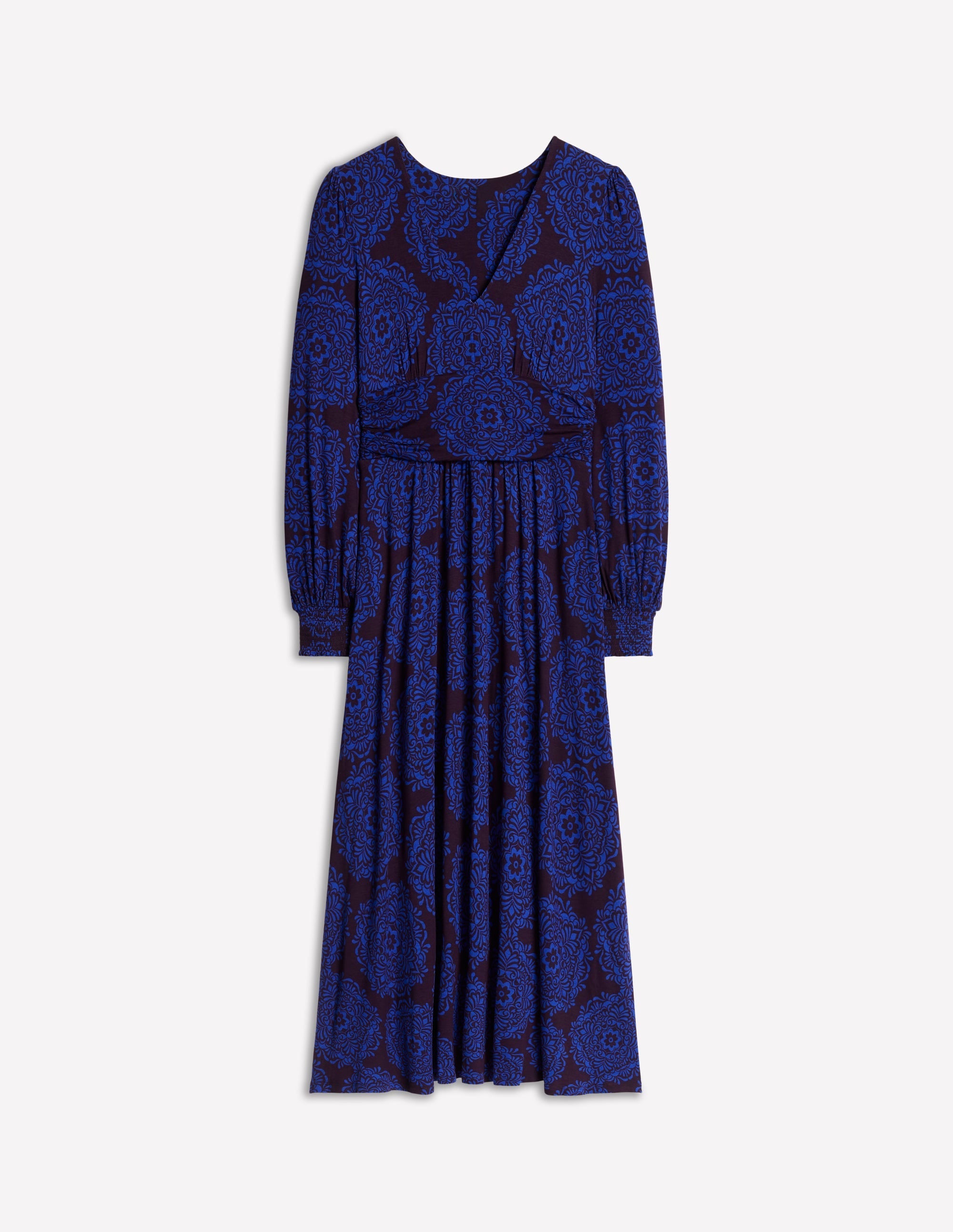 Daphne Jersey Maxi Dress-Purple, Mosaic Cascade - Image 5