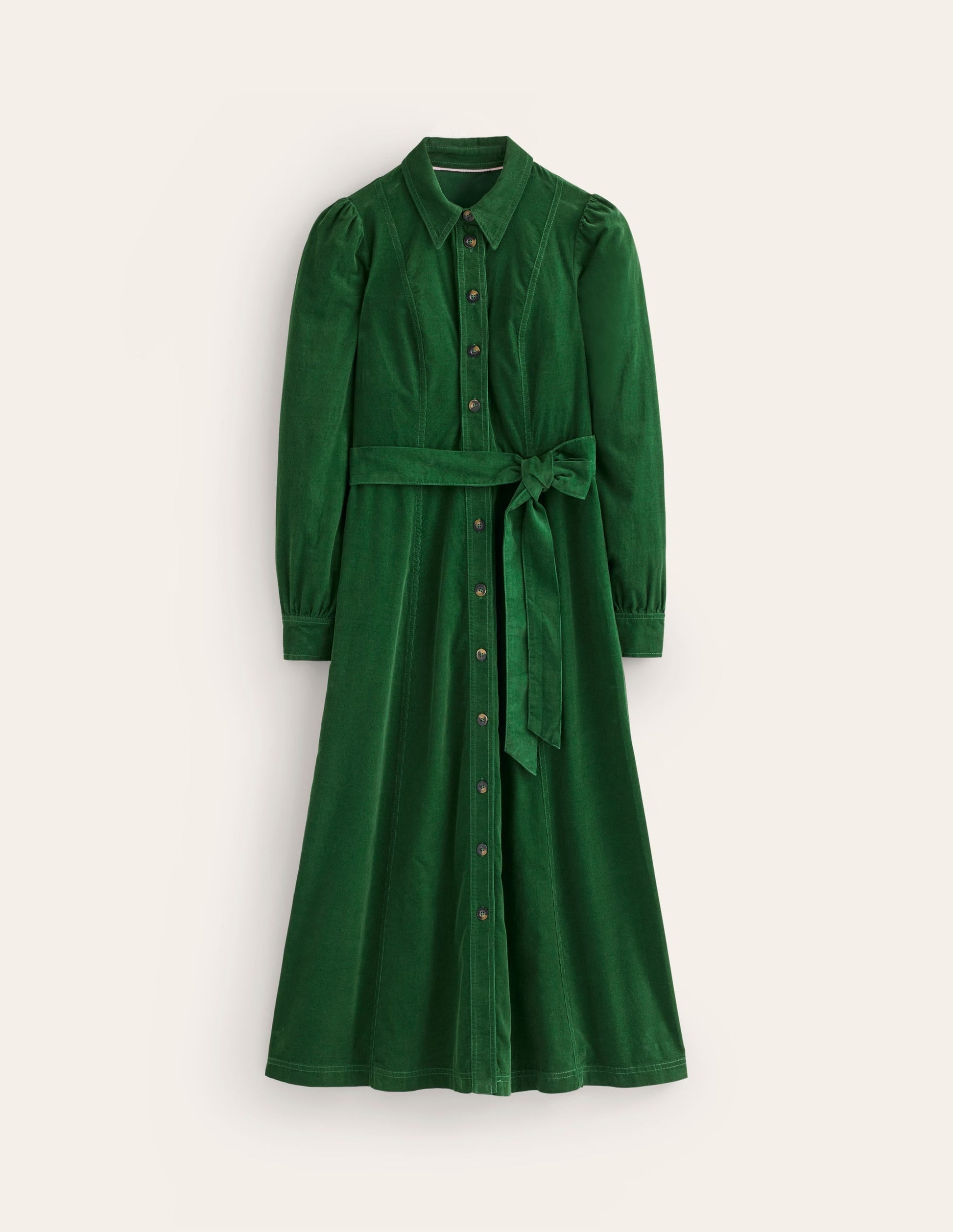 Aubrey Cord Midi Shirt Dress-Eden-9