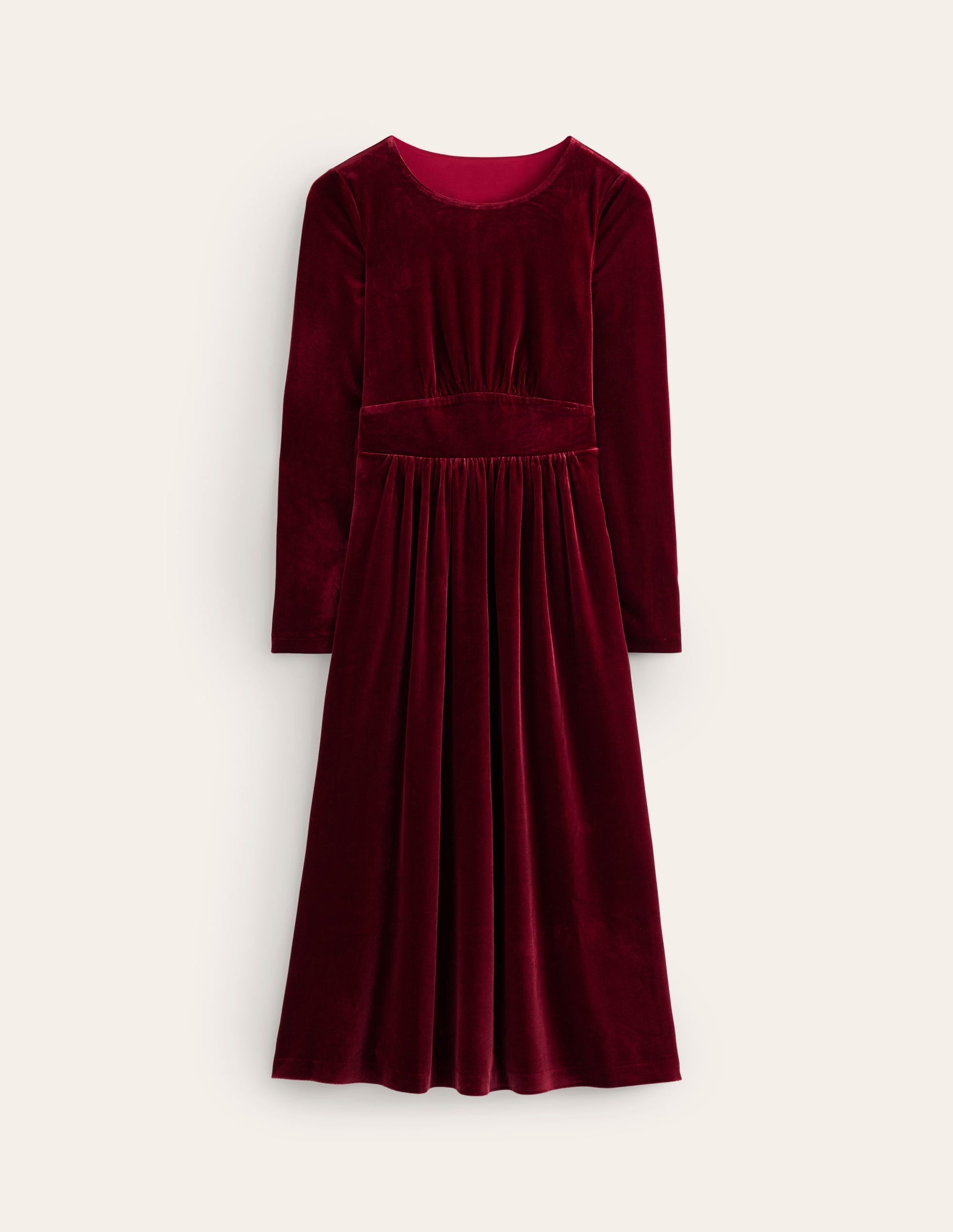 Thea Velvet Midi Dress-Cabernet-6
