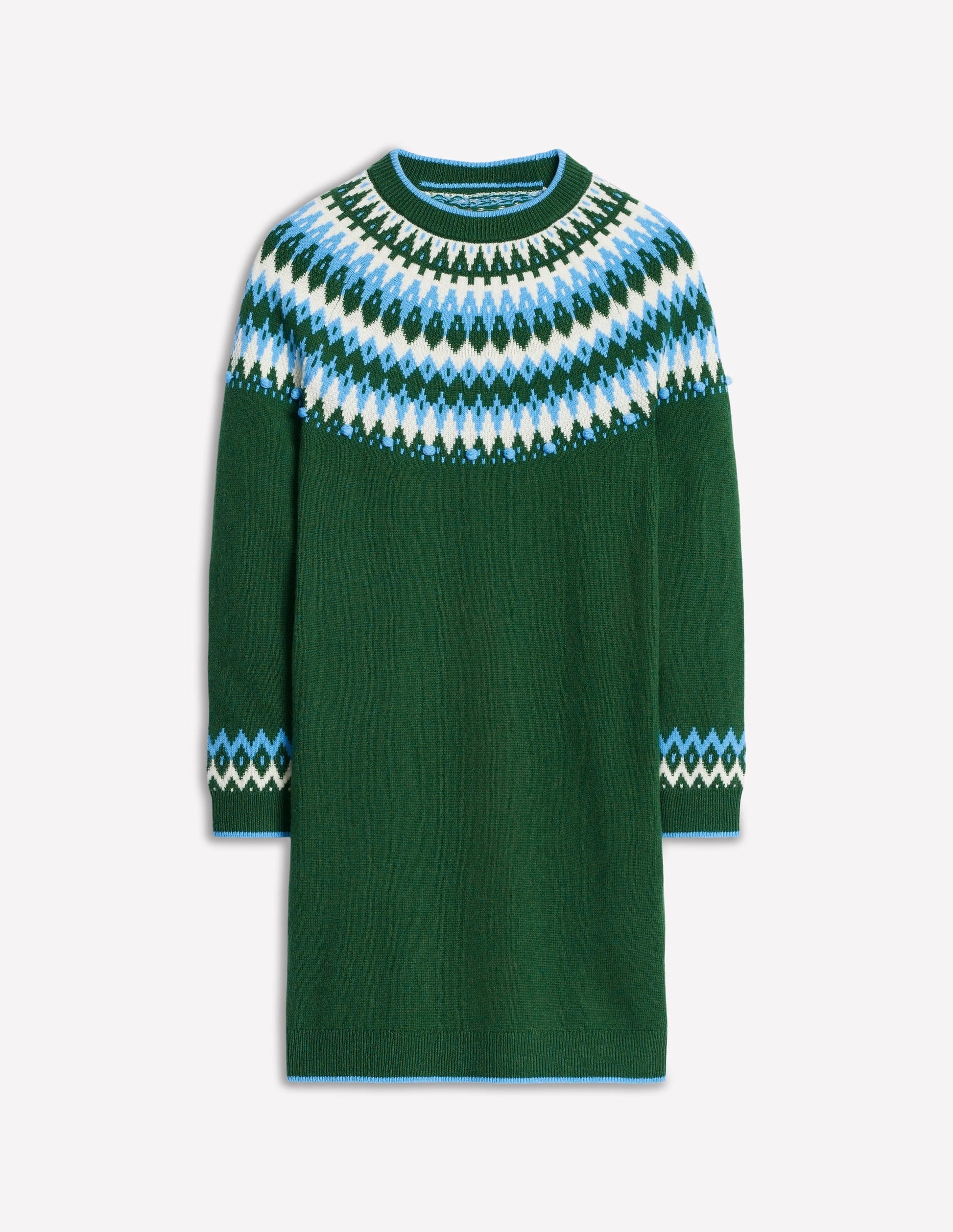 Eleanor Fair Isle Dress-Pine, Fair Isle-7