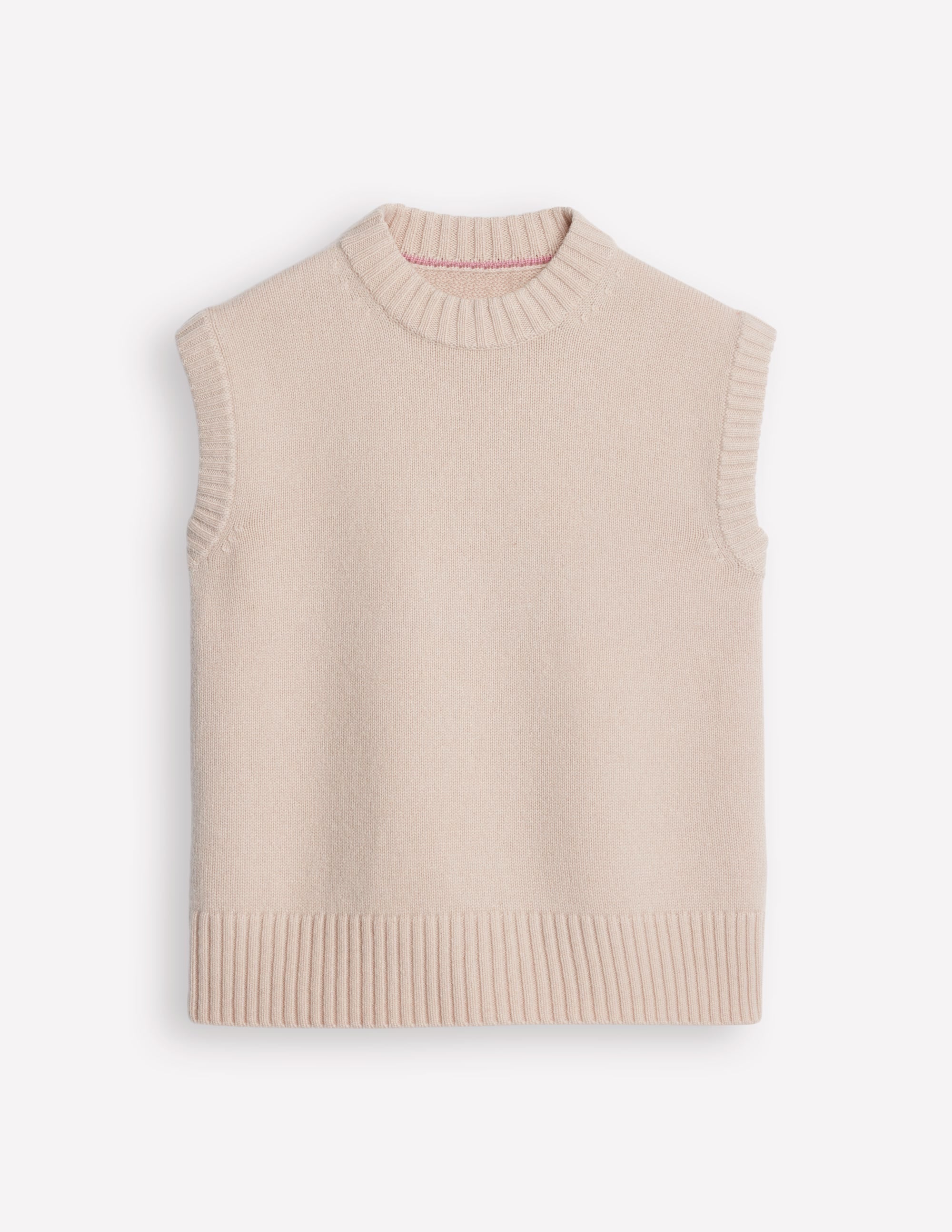 Chunky Cashmere Crew Neck Tank-Rope - Image 6