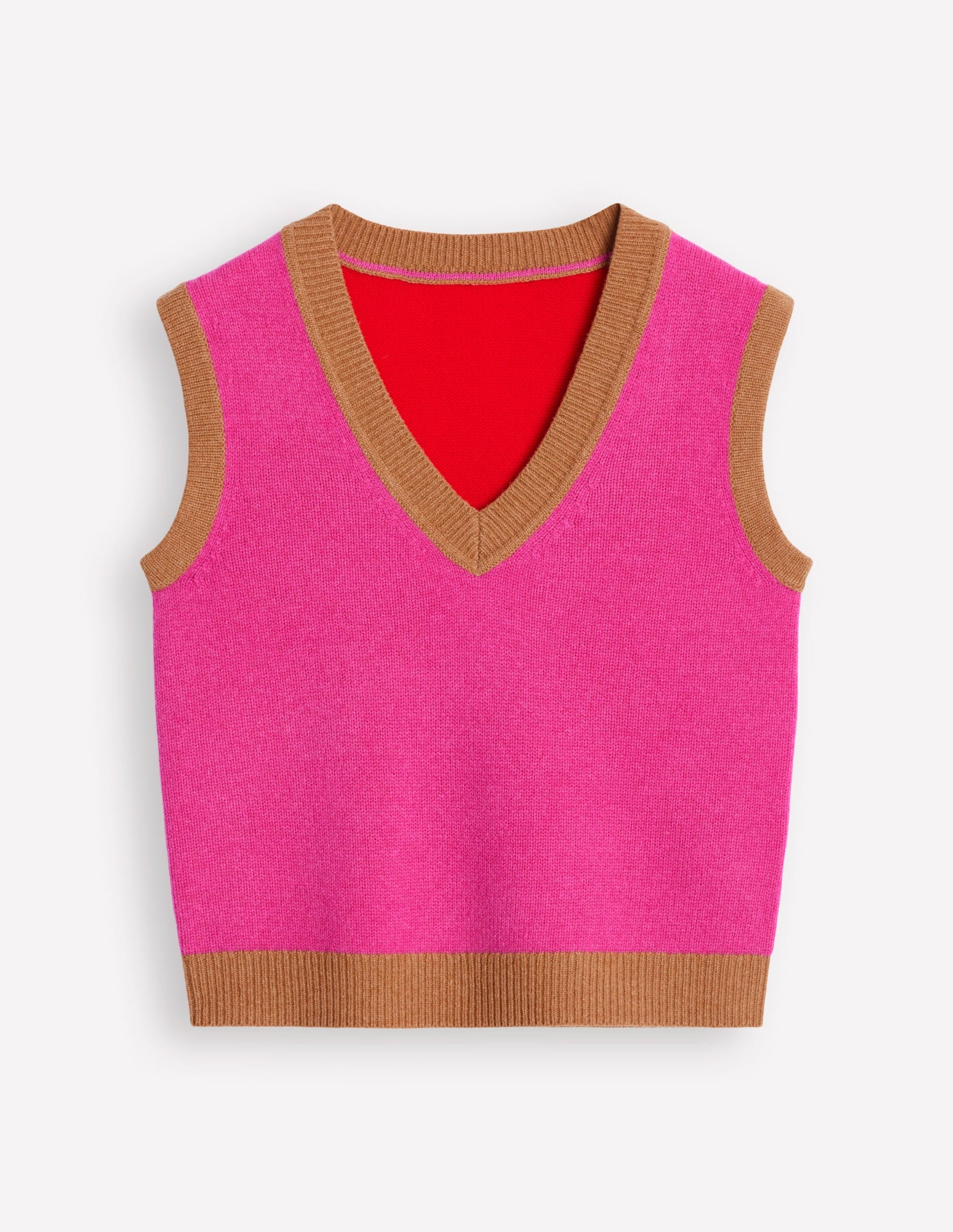 Olivia Merino Tank-Party Pink-7