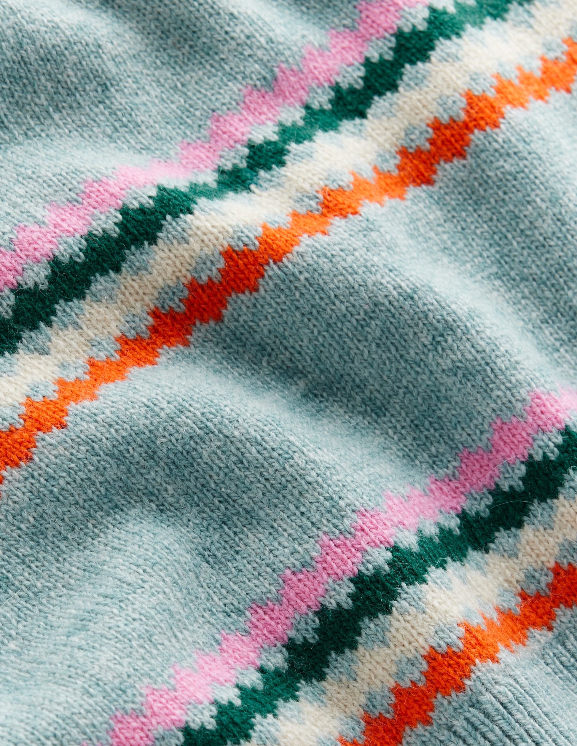 Edie Fair Isle Tank-Blue Diamond-9