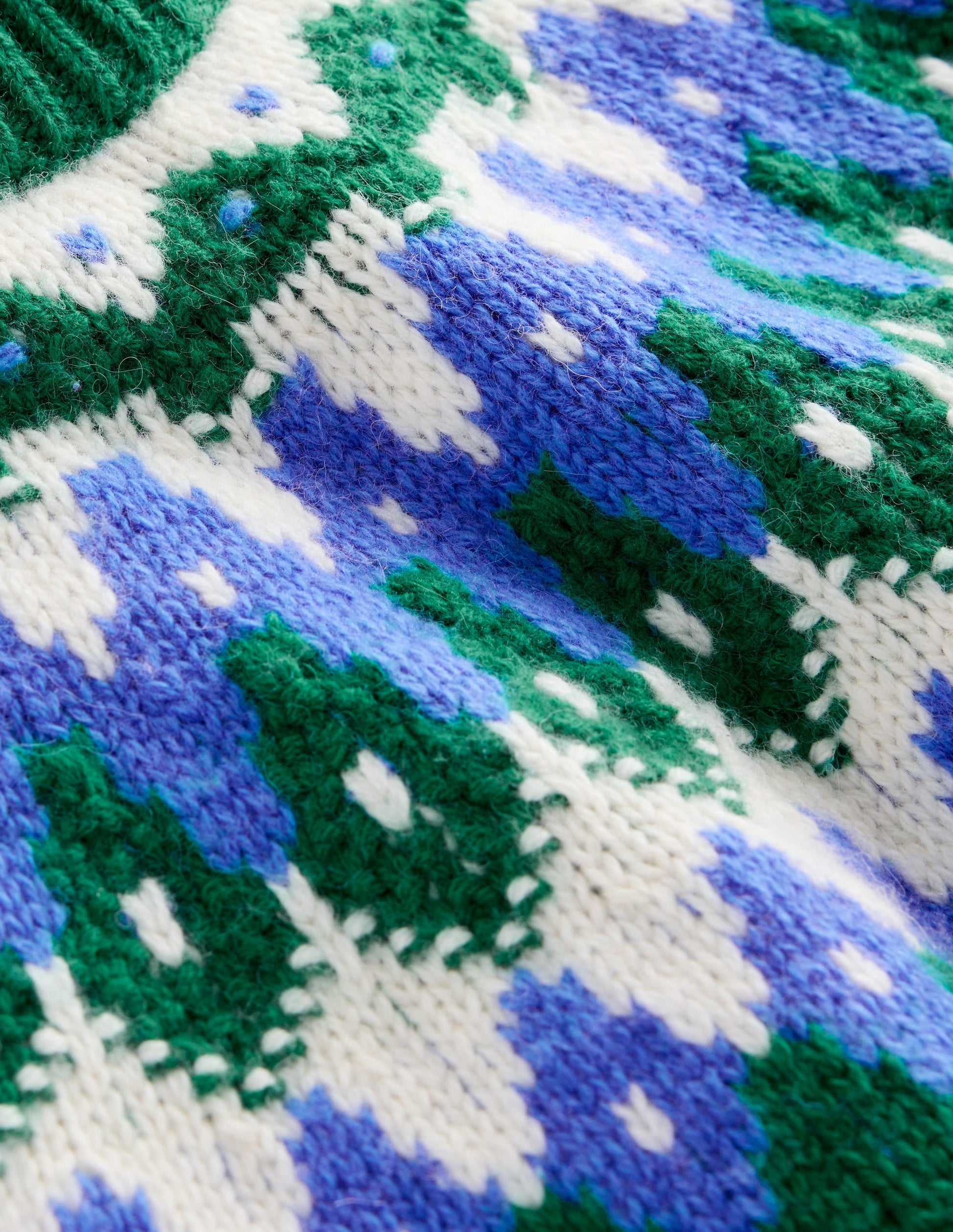Eleanor Fair Isle Jumper-Pine Green-8