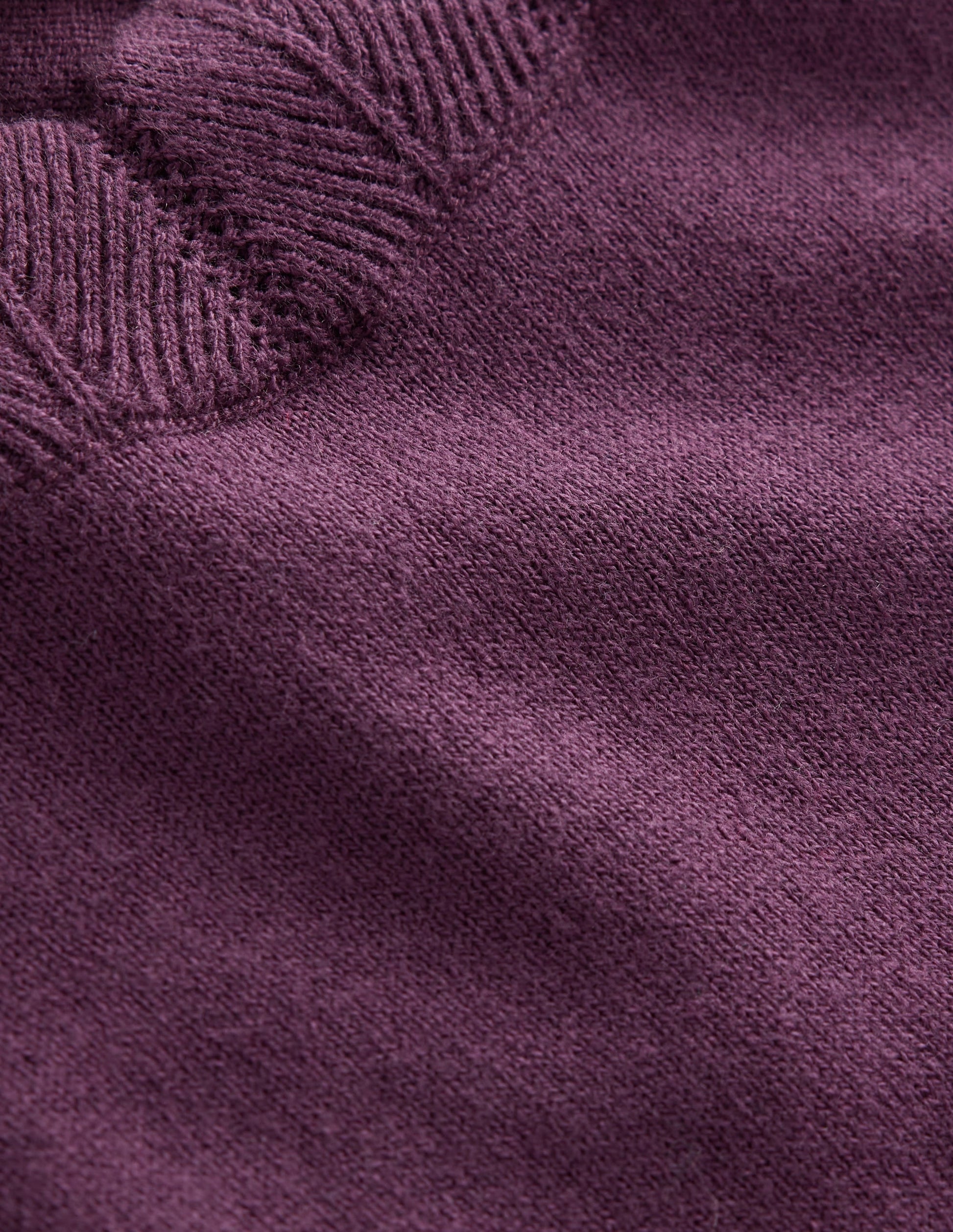 Imi Scallop Trim Jumper-Damson Purple-6