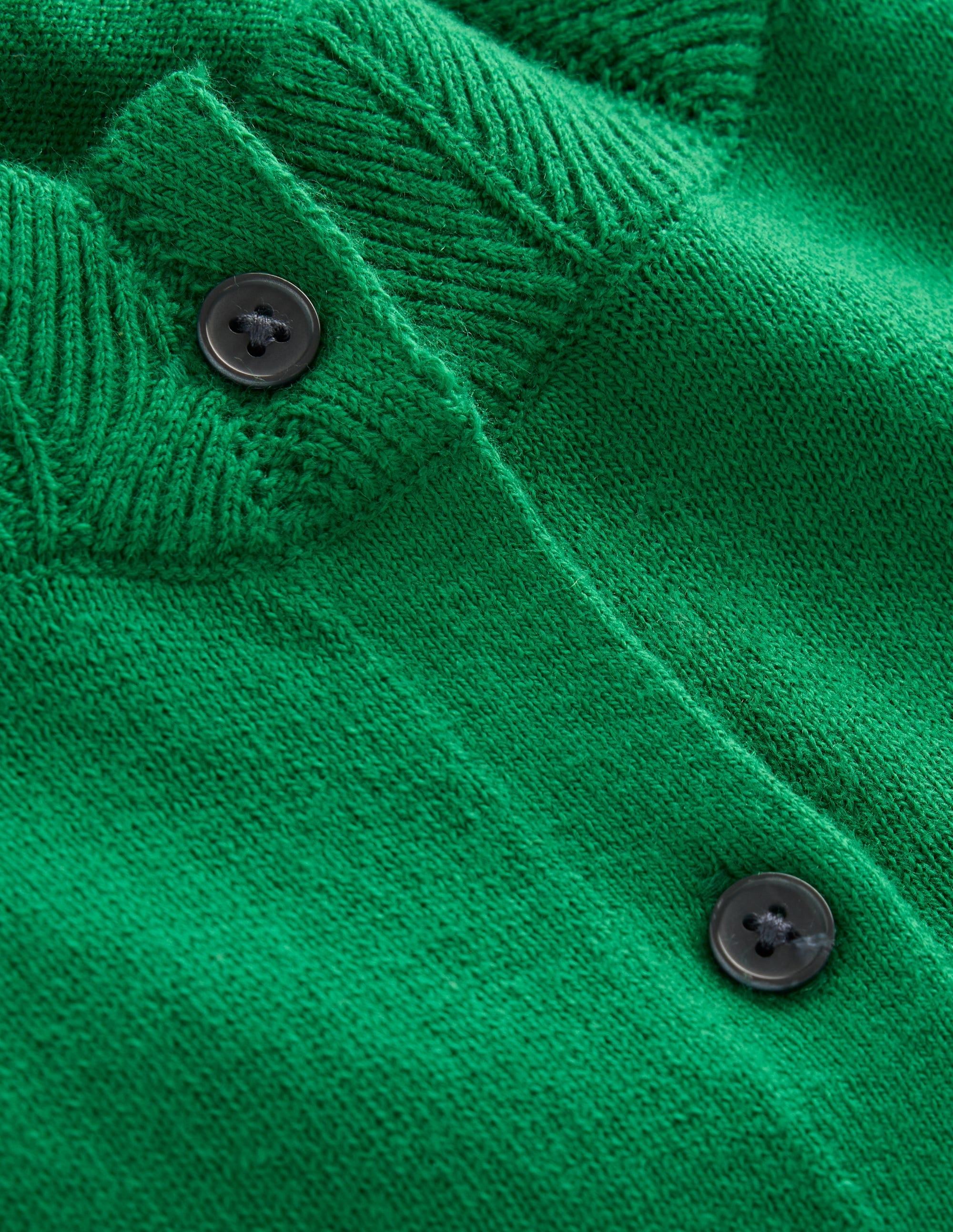Imi Scalloped Cardigan-Rich Emerald Green - Image 6