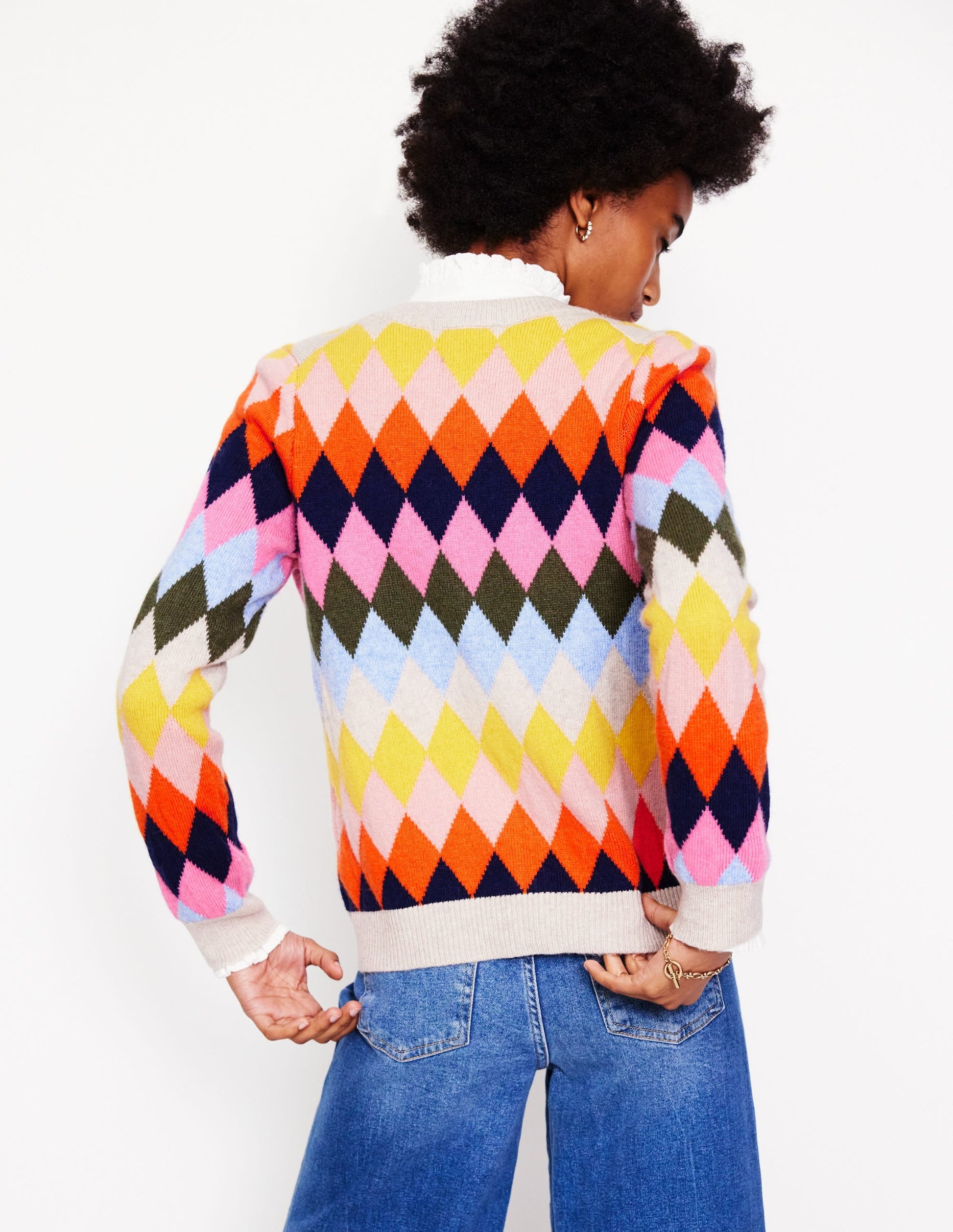 Patterned Cardigan-Multi-3
