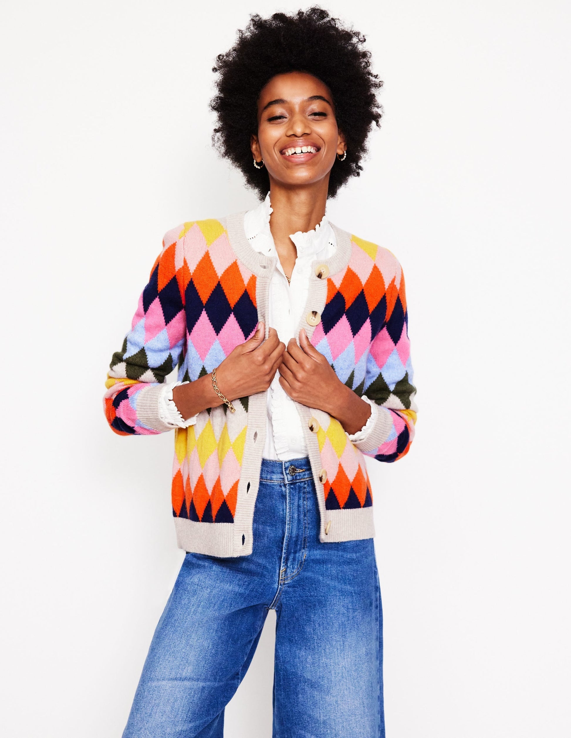 Patterned Cardigan-Multi-4