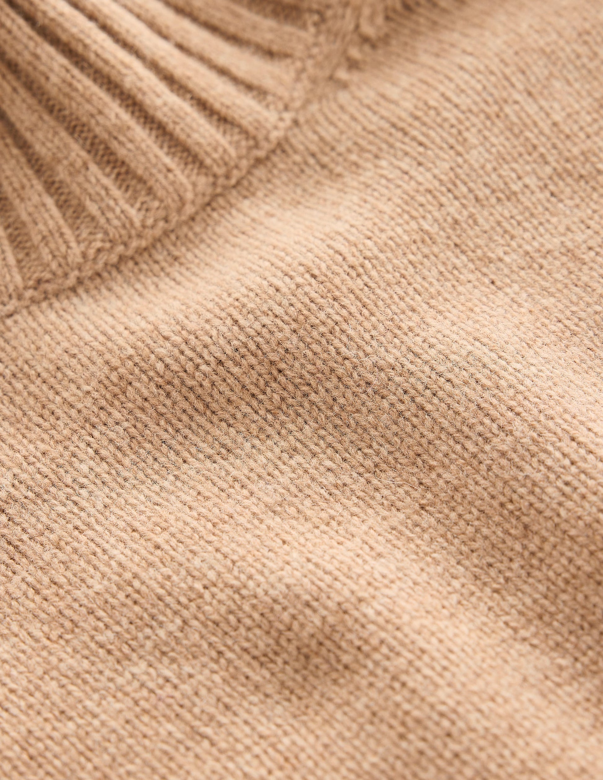 Jessica Oversized Jumper-Camel Melange, Colour Block-7