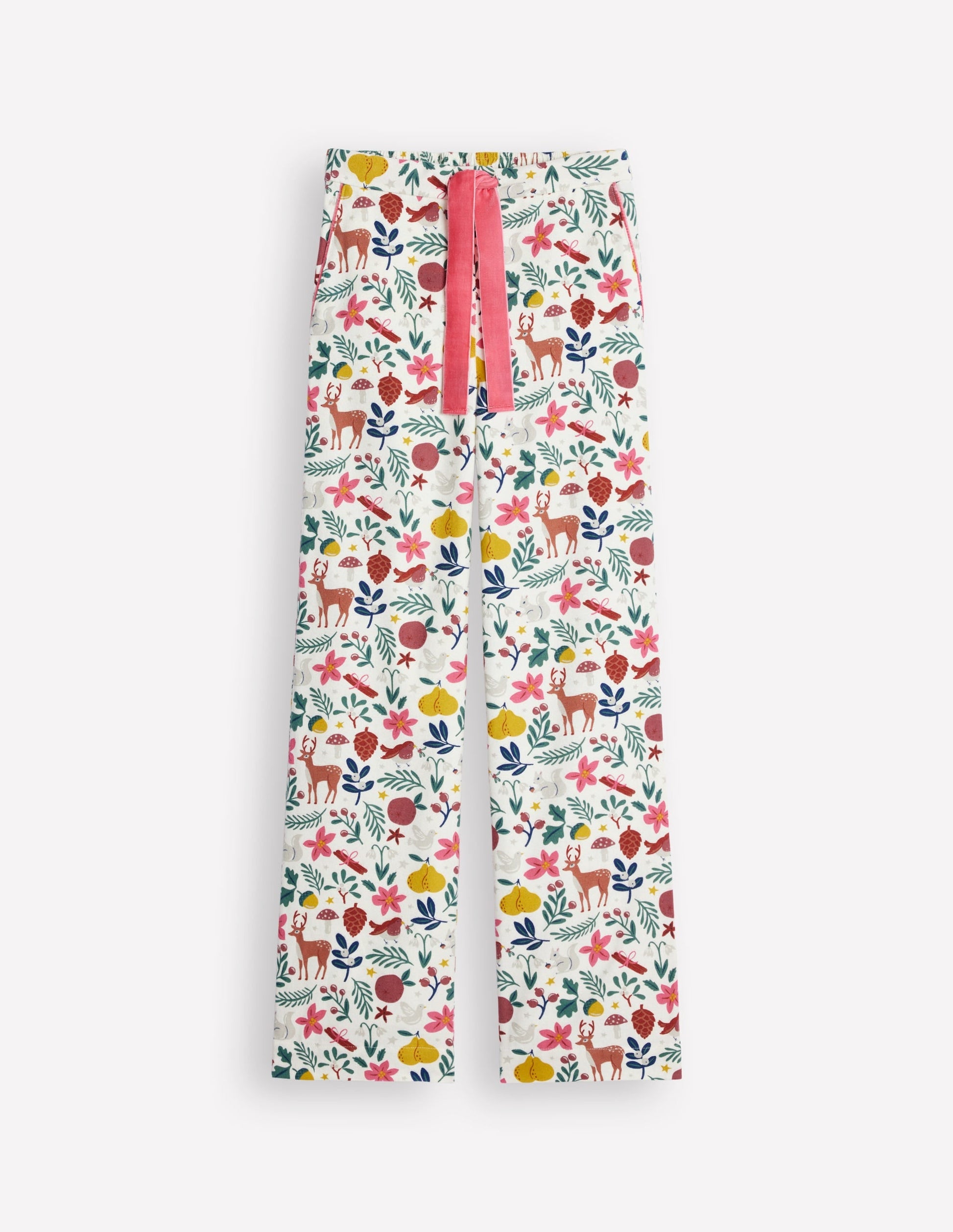 Brushed Cotton Pyjama Trouser-Woodland, Multi-6