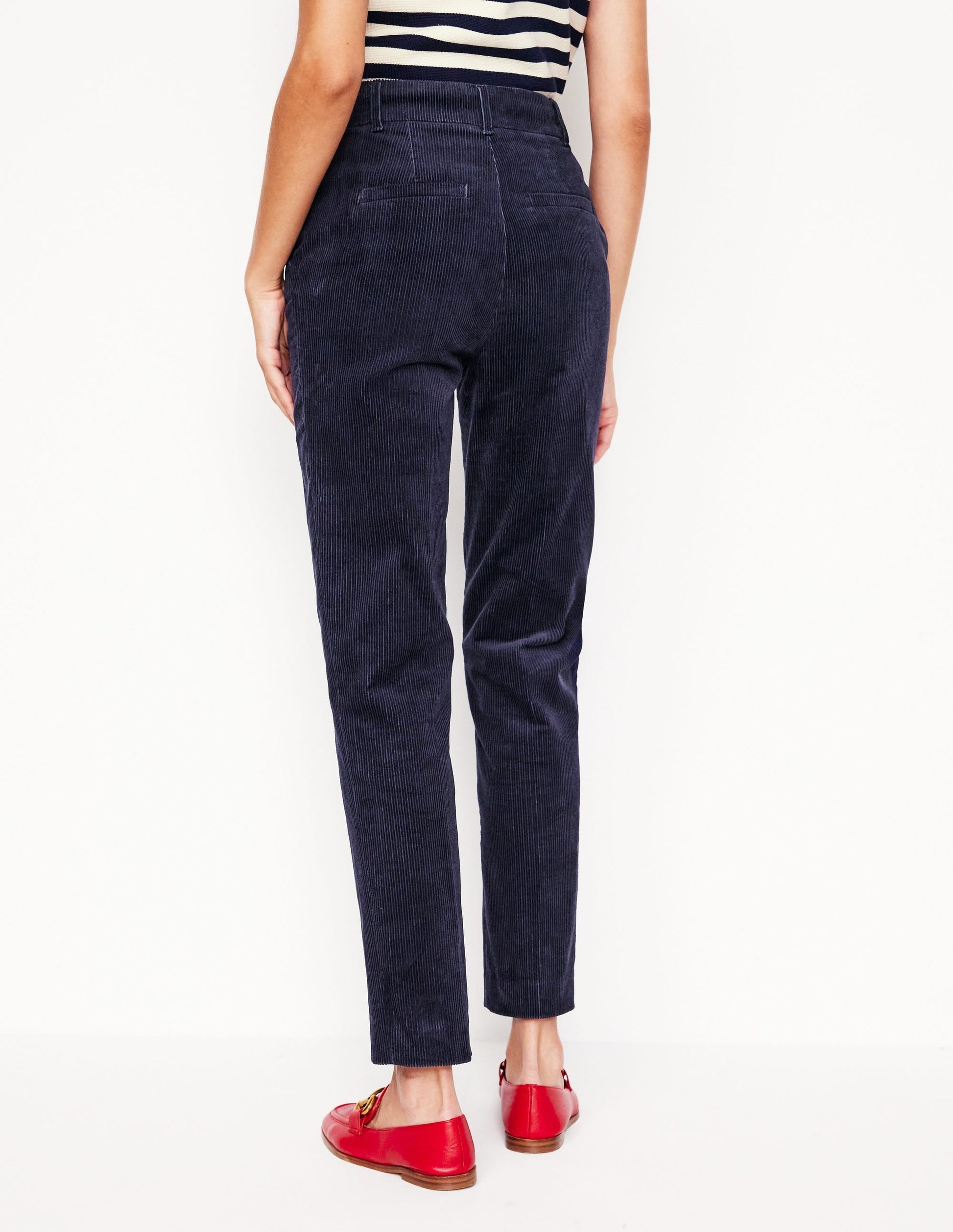 Kew Cord Trousers-Navy-3