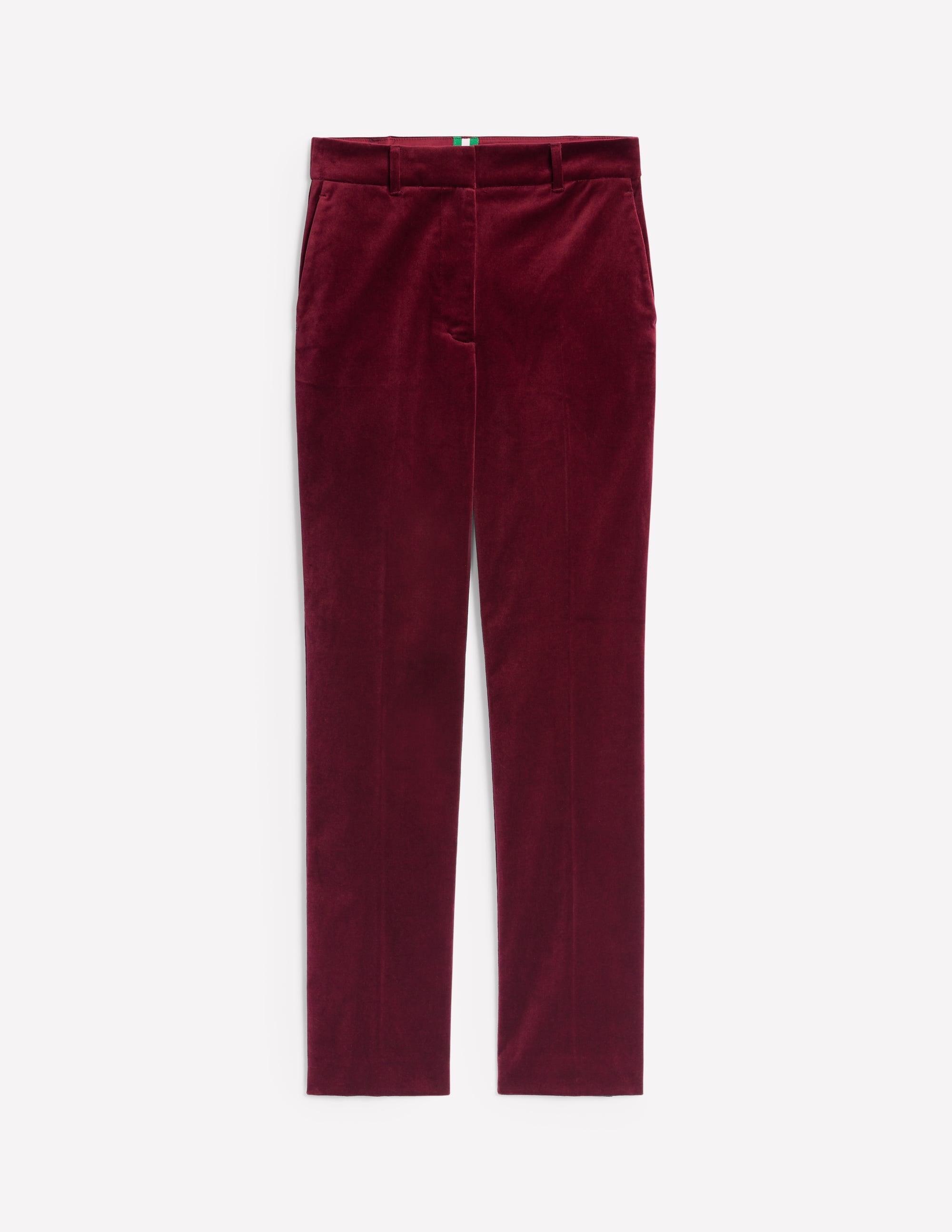 Kew Velvet Trousers-Cabernet - Image 6
