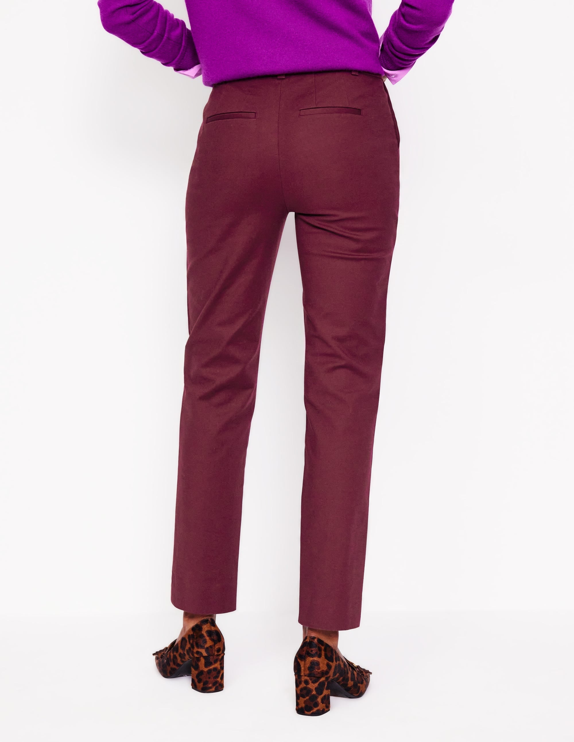 Richmond 7/8 Trousers-Deep Wisteria - Image 3