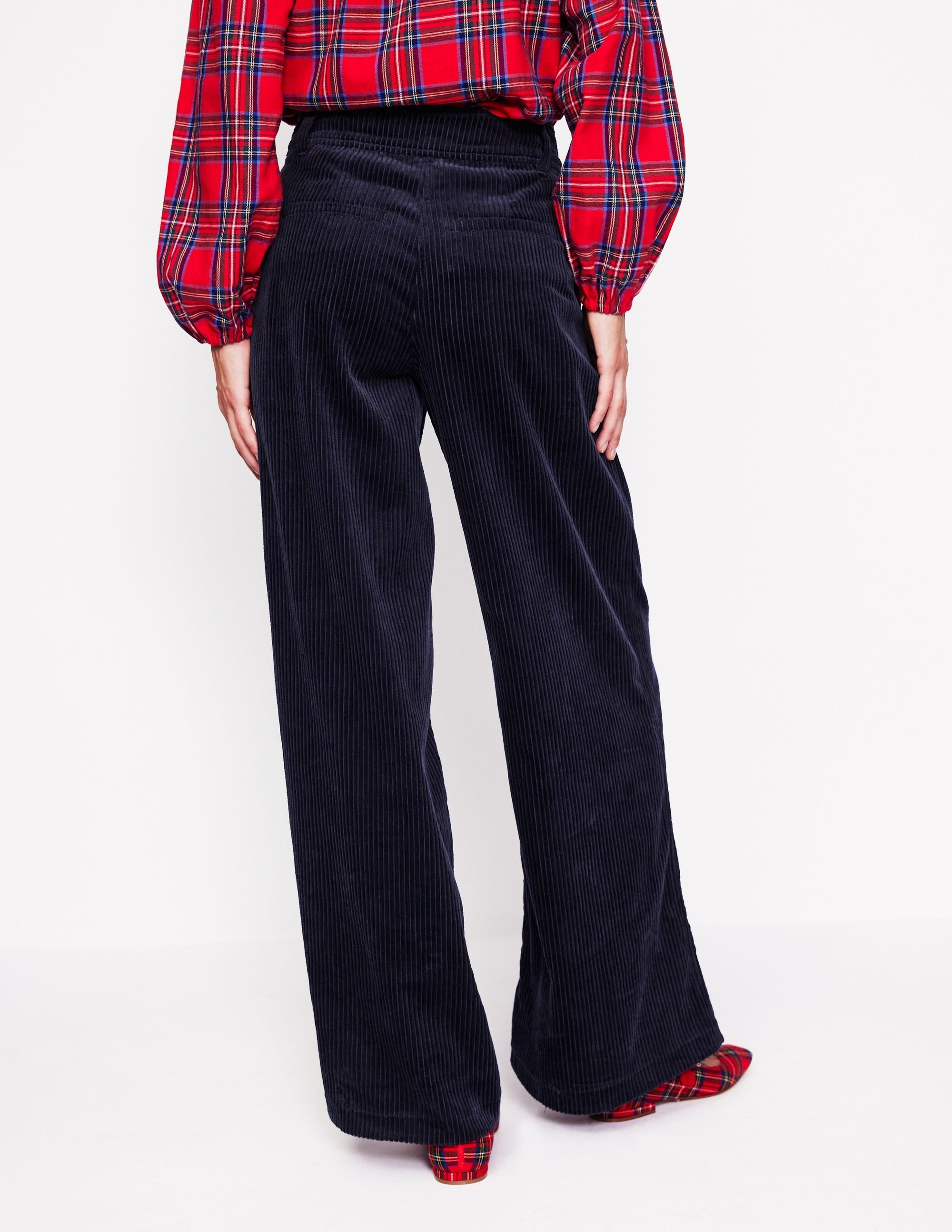 Chiswick Cord Trousers-Navy - Image 2