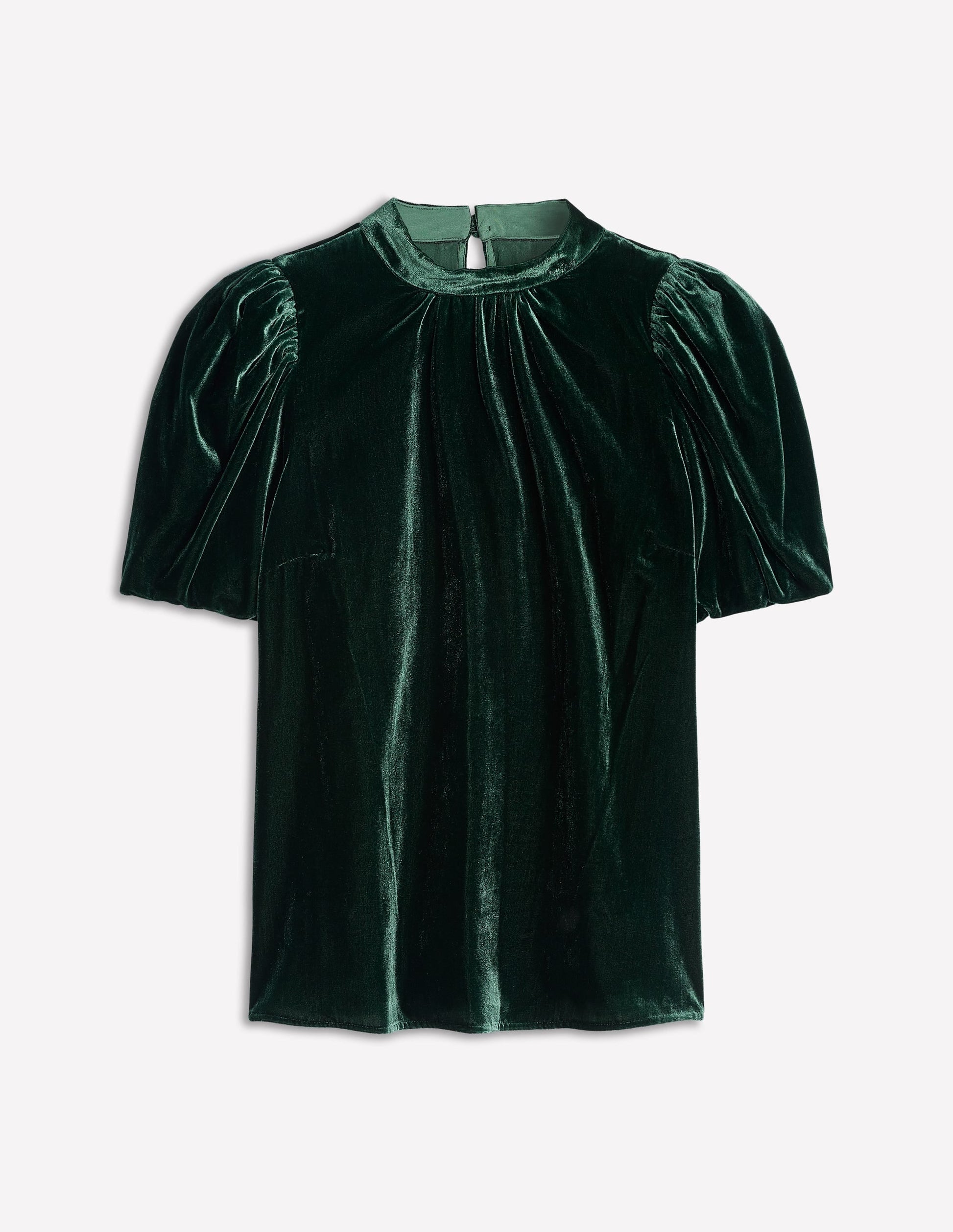 Puff Sleeve Velvet Top-Glade-5