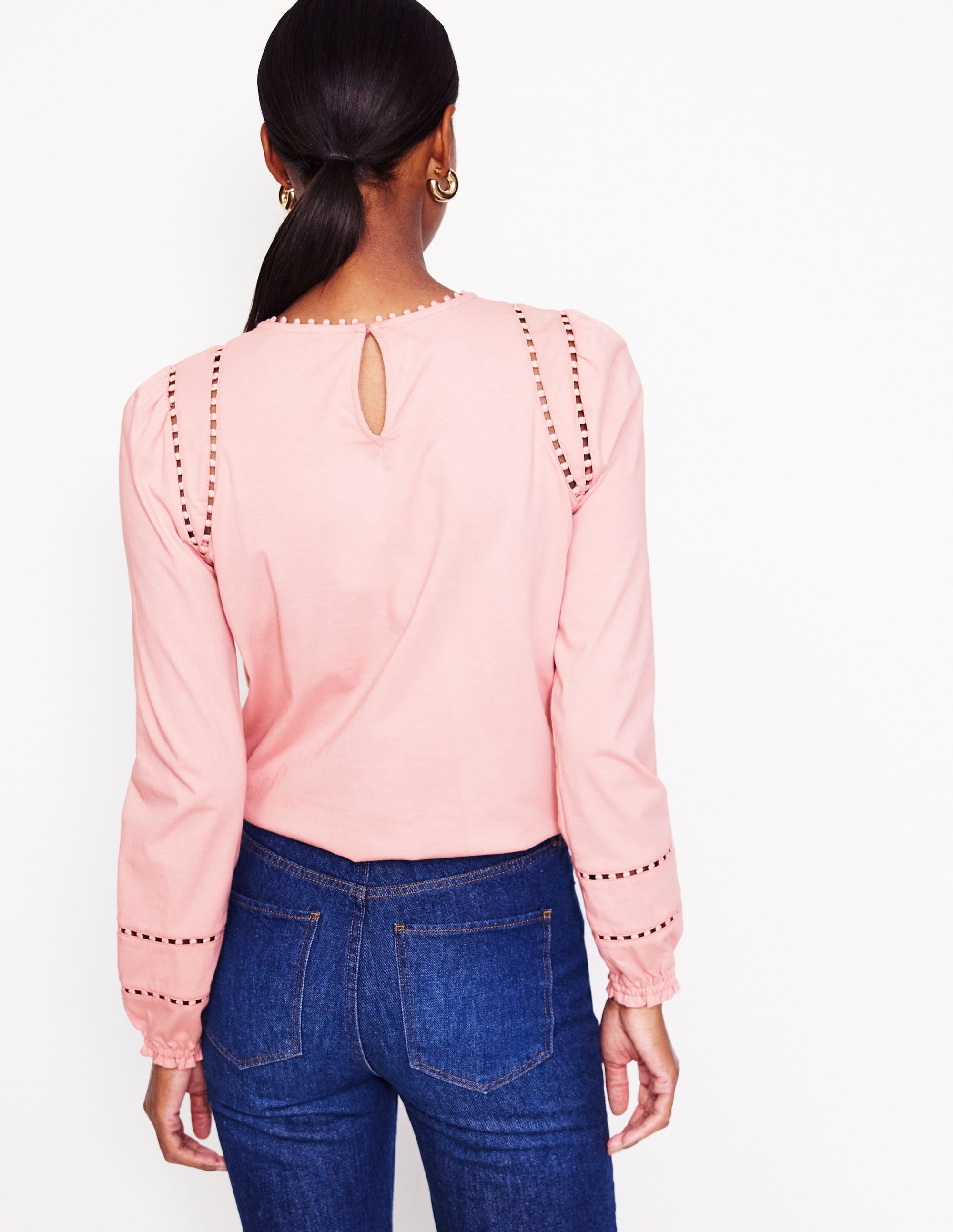Mila Long Sleeve Top-Quartz - Image 3