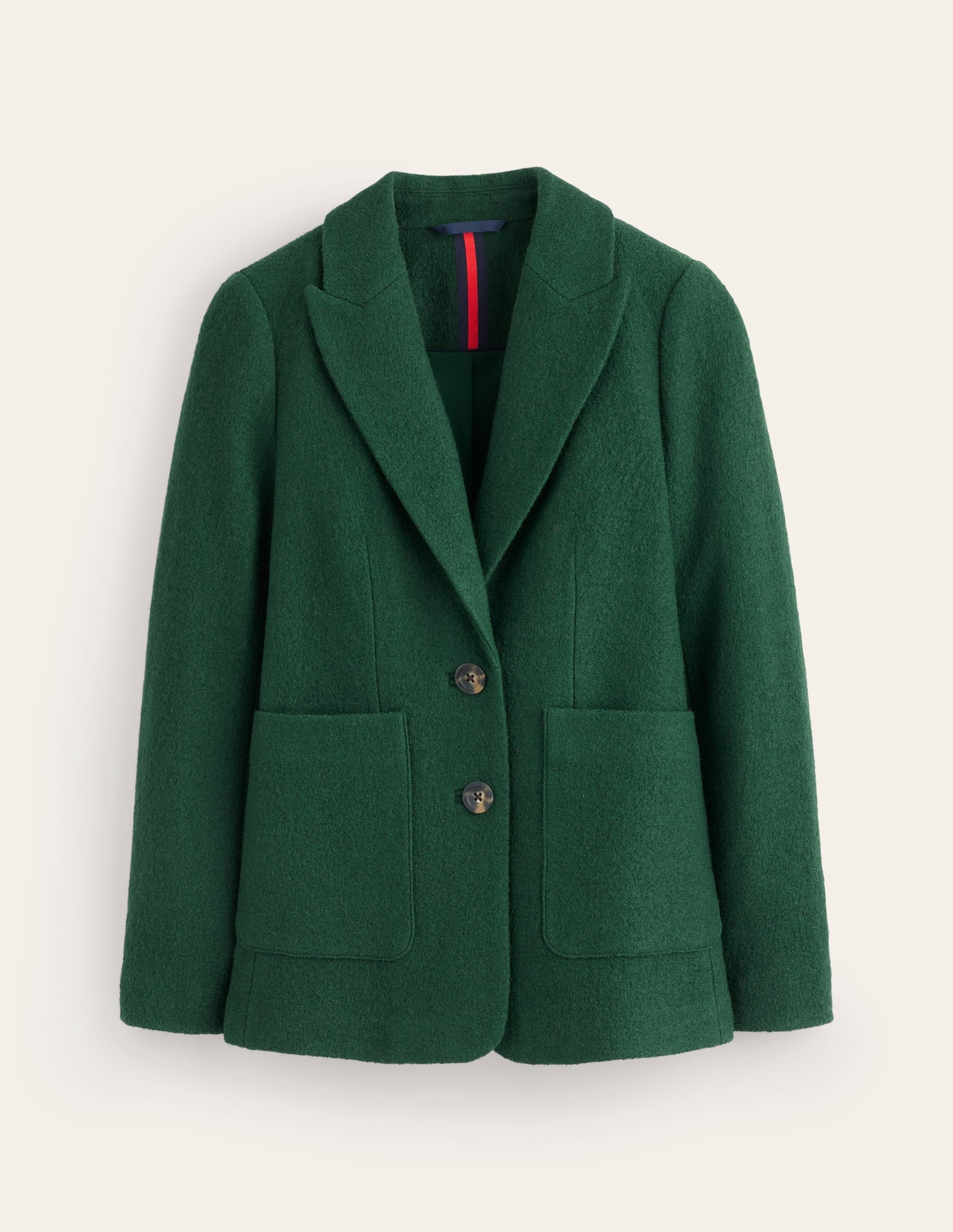 Marylebone Textured Blazer-Dark Green-6