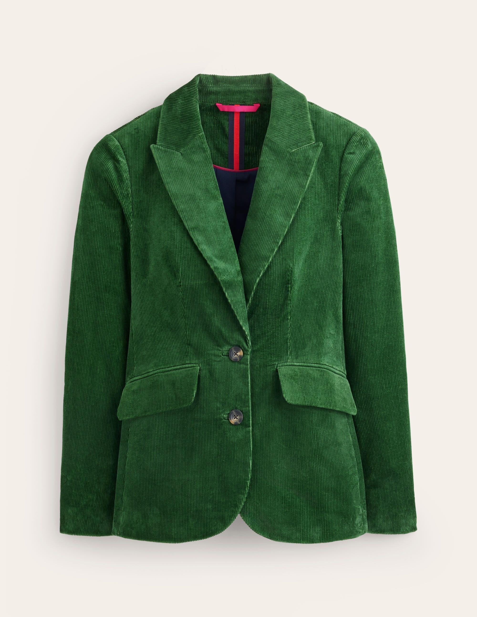Marylebone Cord Blazer-Winter Green - Image 5