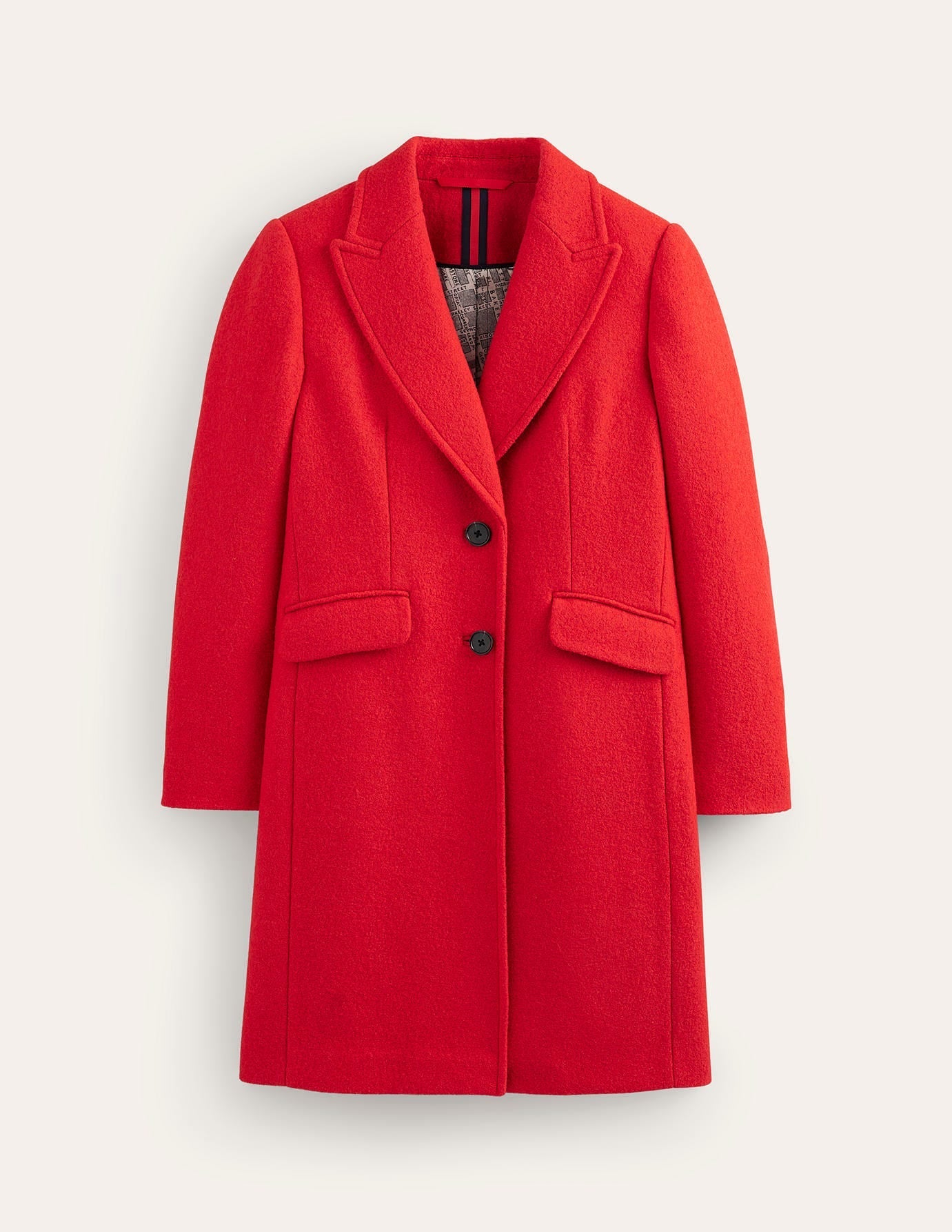 Chichester Textured Coat-High Risk Red-6