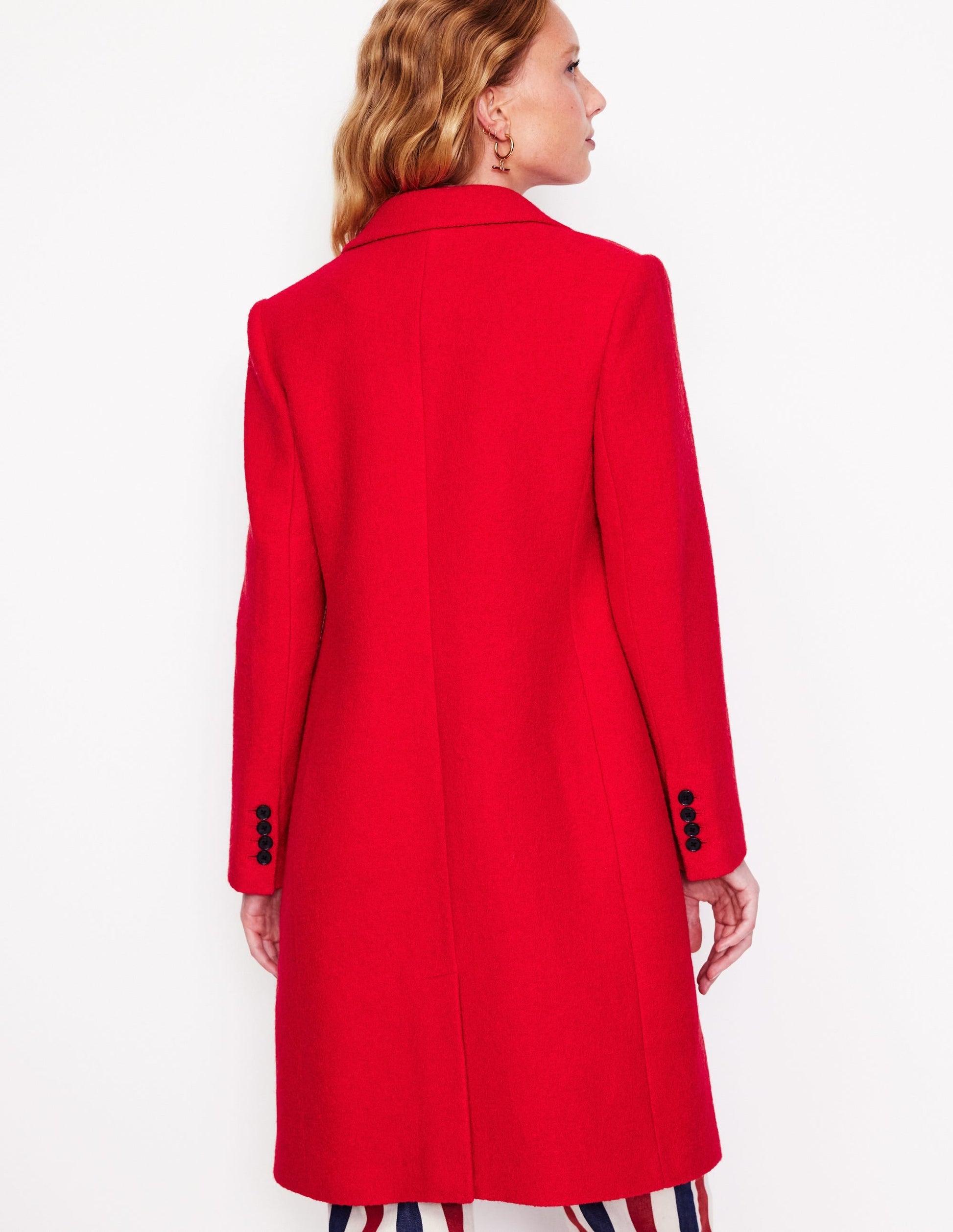 Chichester Textured Coat-High Risk Red-3