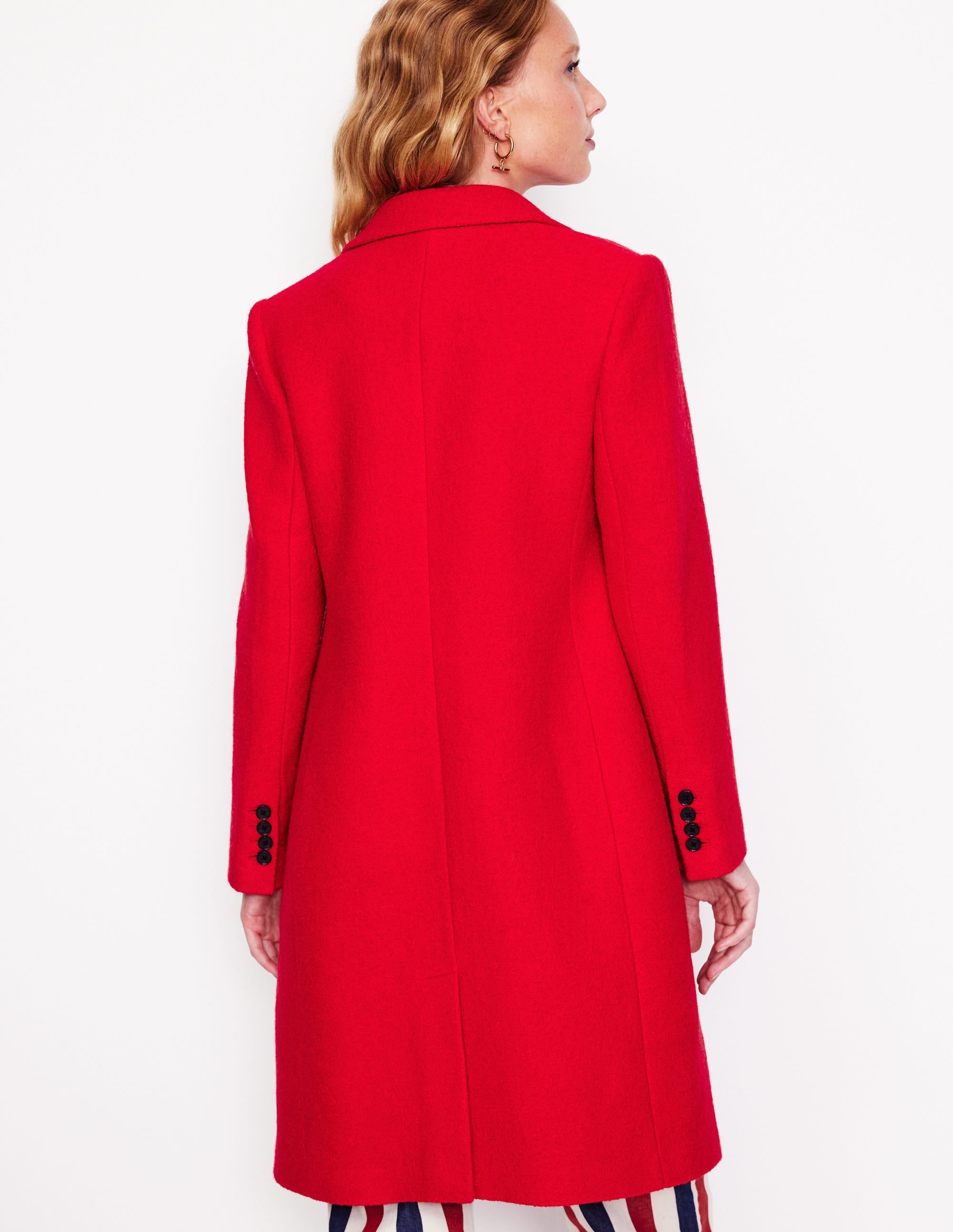 Chichester Textured Coat-High Risk Red - Image 3