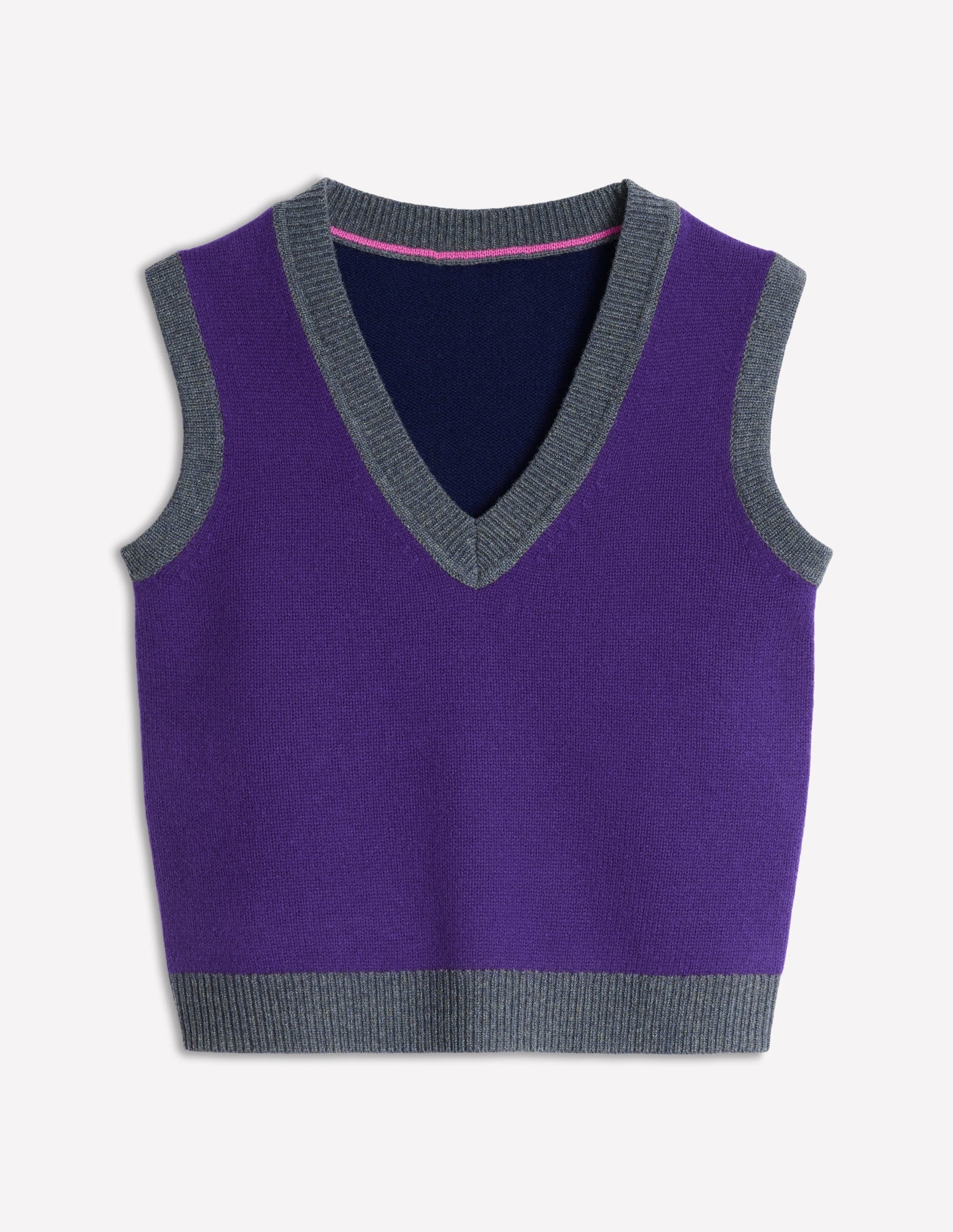 Olivia Merino Tank-Ameythyst Purple, Colourblock-5