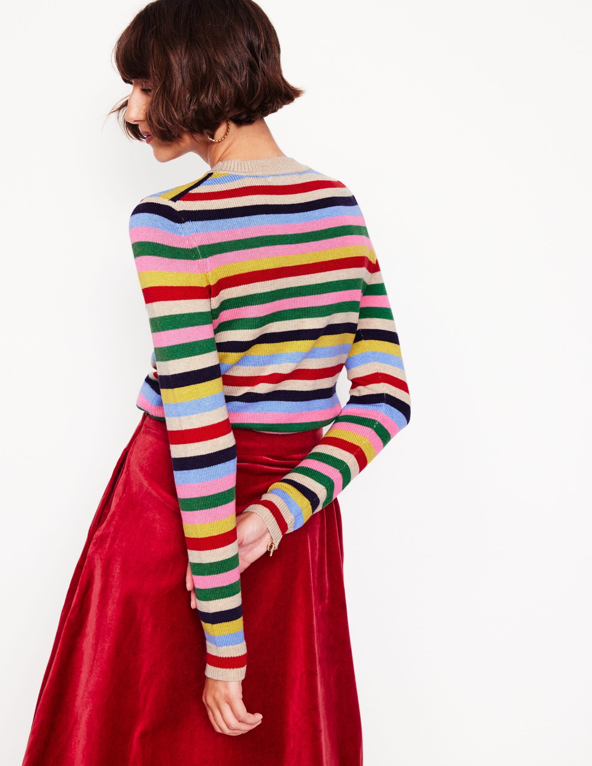 Embroidered Floral Jumper-Multi, Rainbow-3