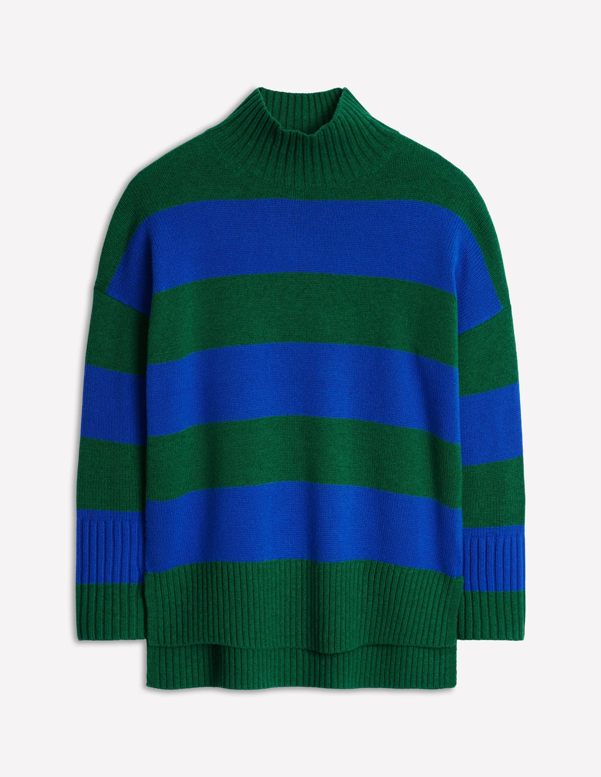Jessica Oversized Jumper-Bavaria Green, Monarch Blue-8