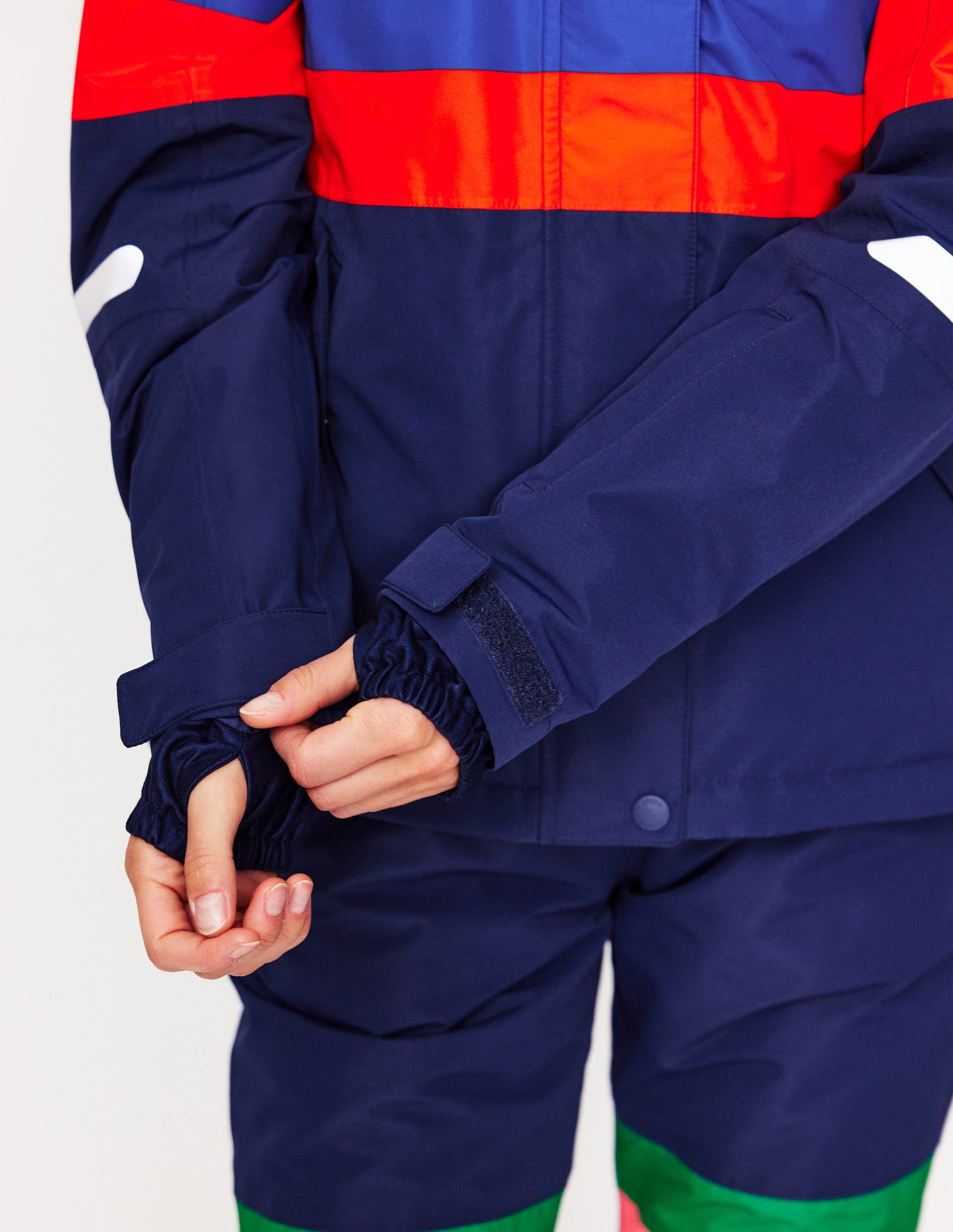 Ski Jacket-Rainbow Stripe-2