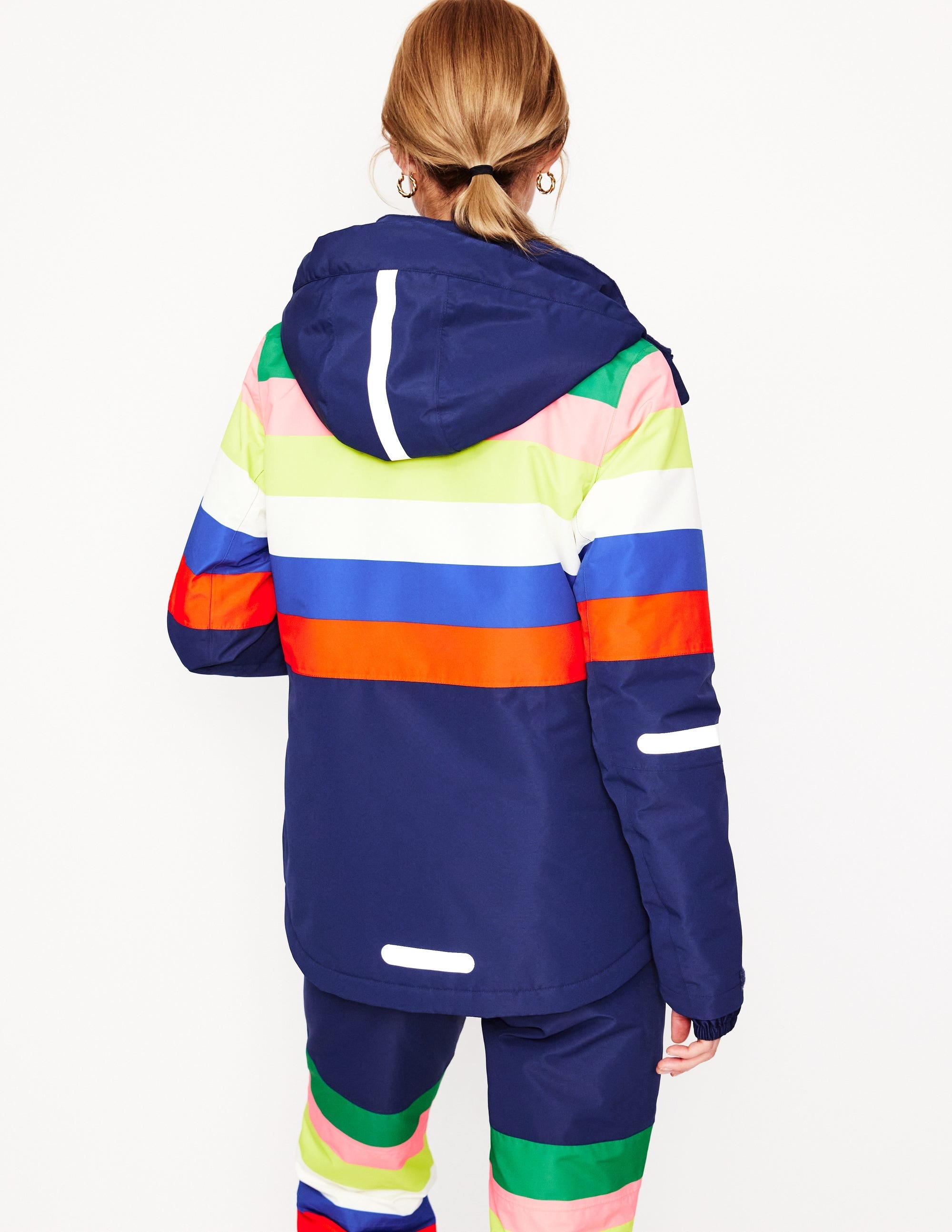 Ski Jacket-Rainbow Stripe - Image 3