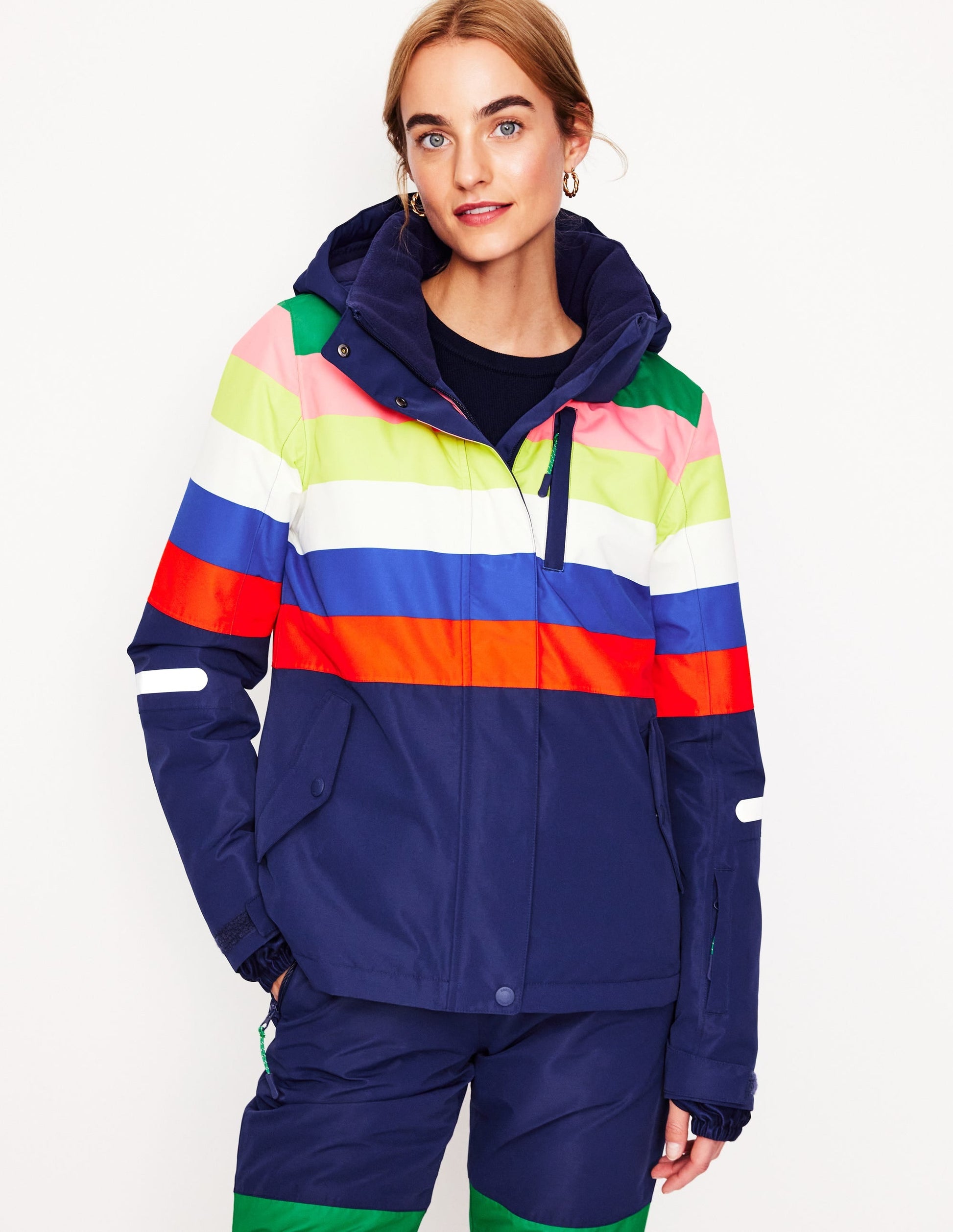 Ski Jacket-Rainbow Stripe-4