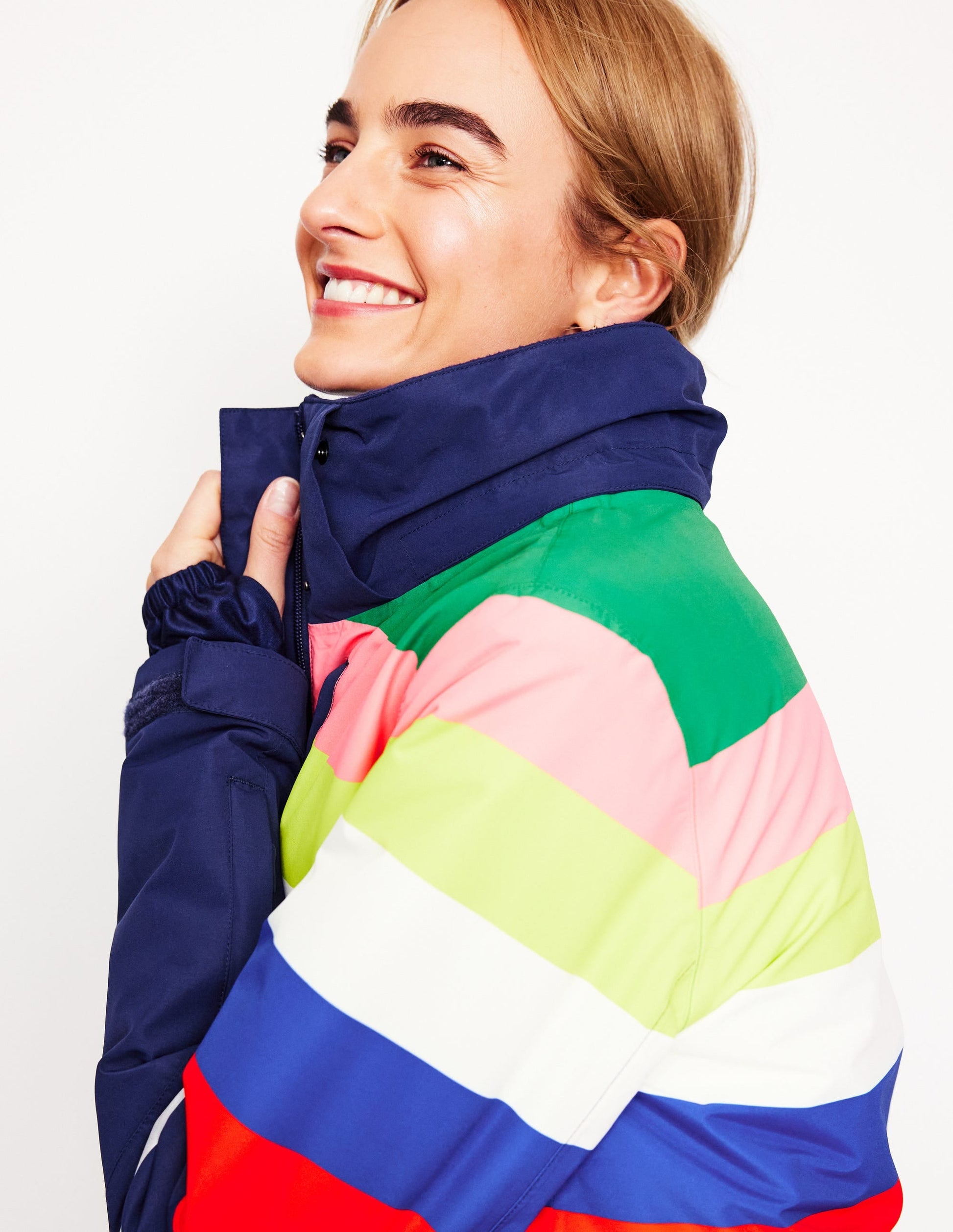 Ski Jacket-Rainbow Stripe-5