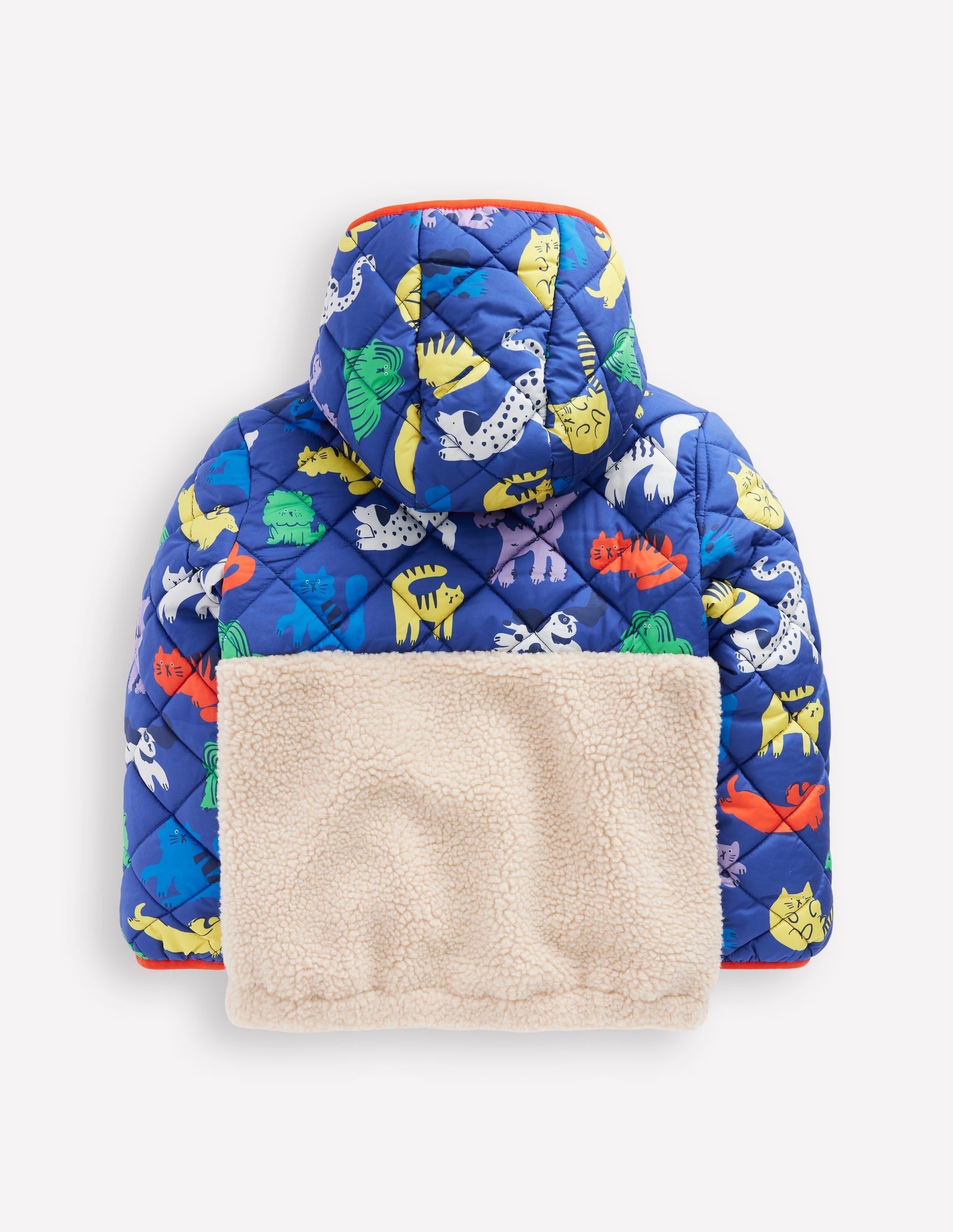 Borg Mix Jacket-Rainbow Pets - Image 2