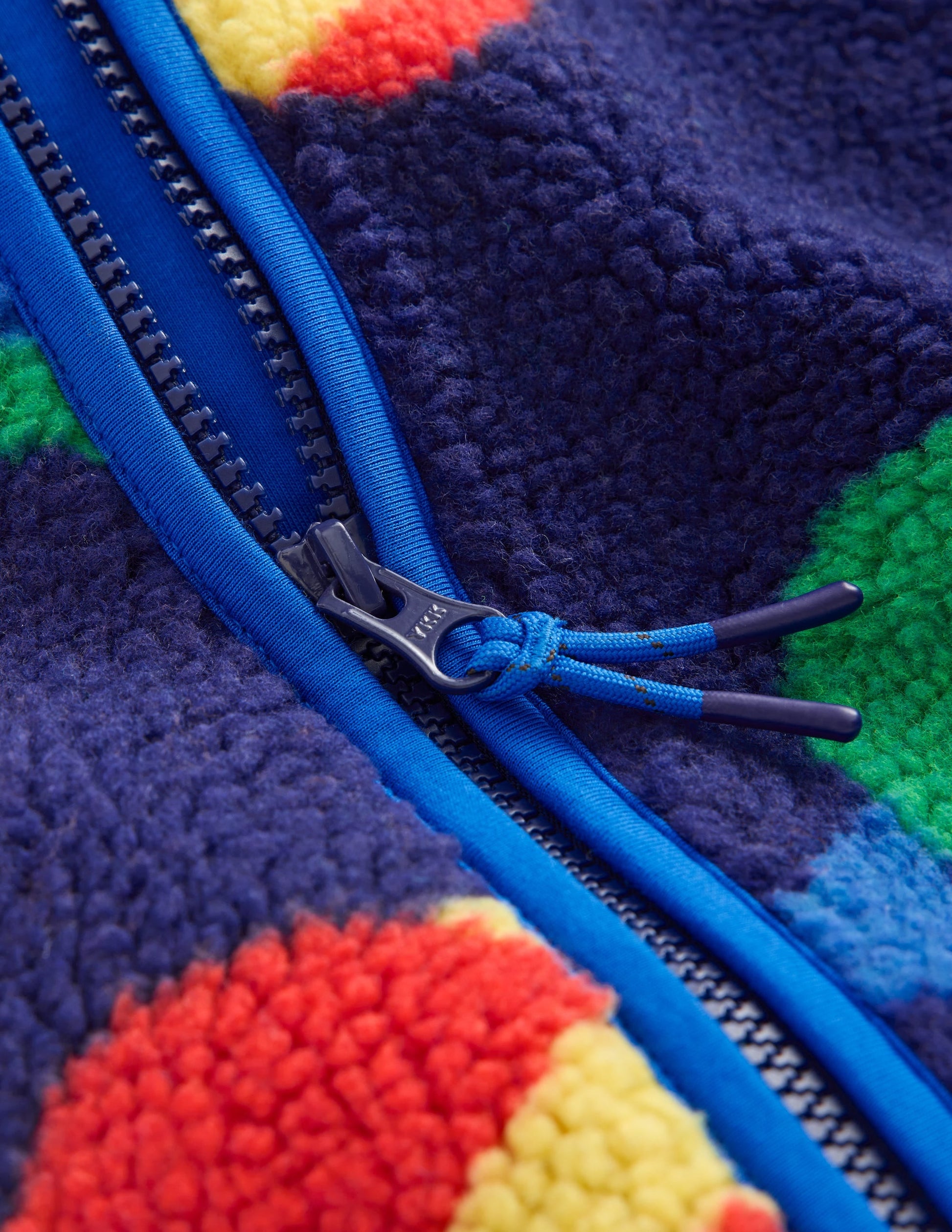 Cosy Borg Jacket-Twilight Blue Planets-3
