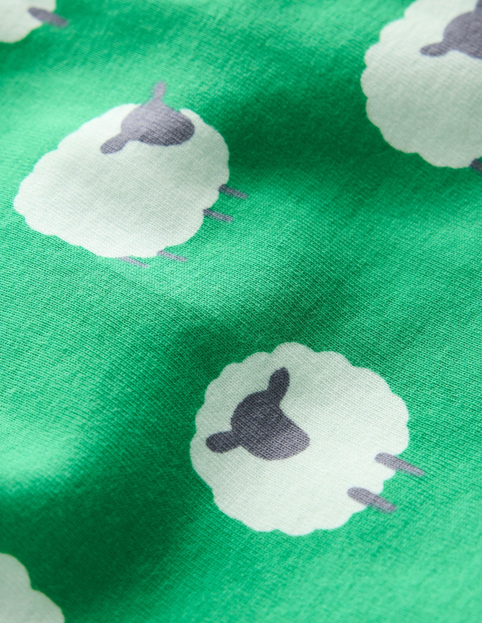 Snug Twin Pack Pyjamas-Trinity Green Sheep-3
