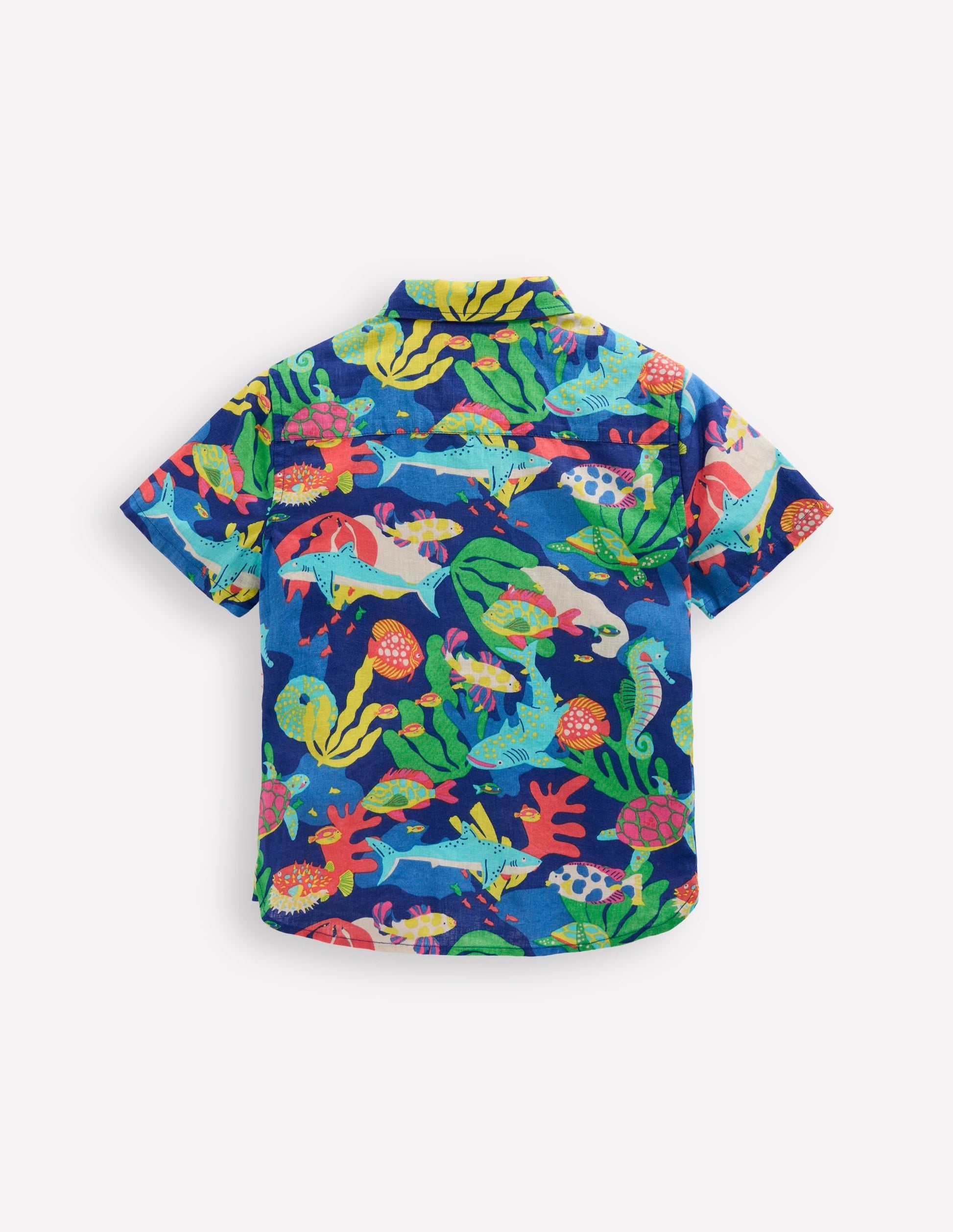 Cotton Linen Shirt-Reef-2