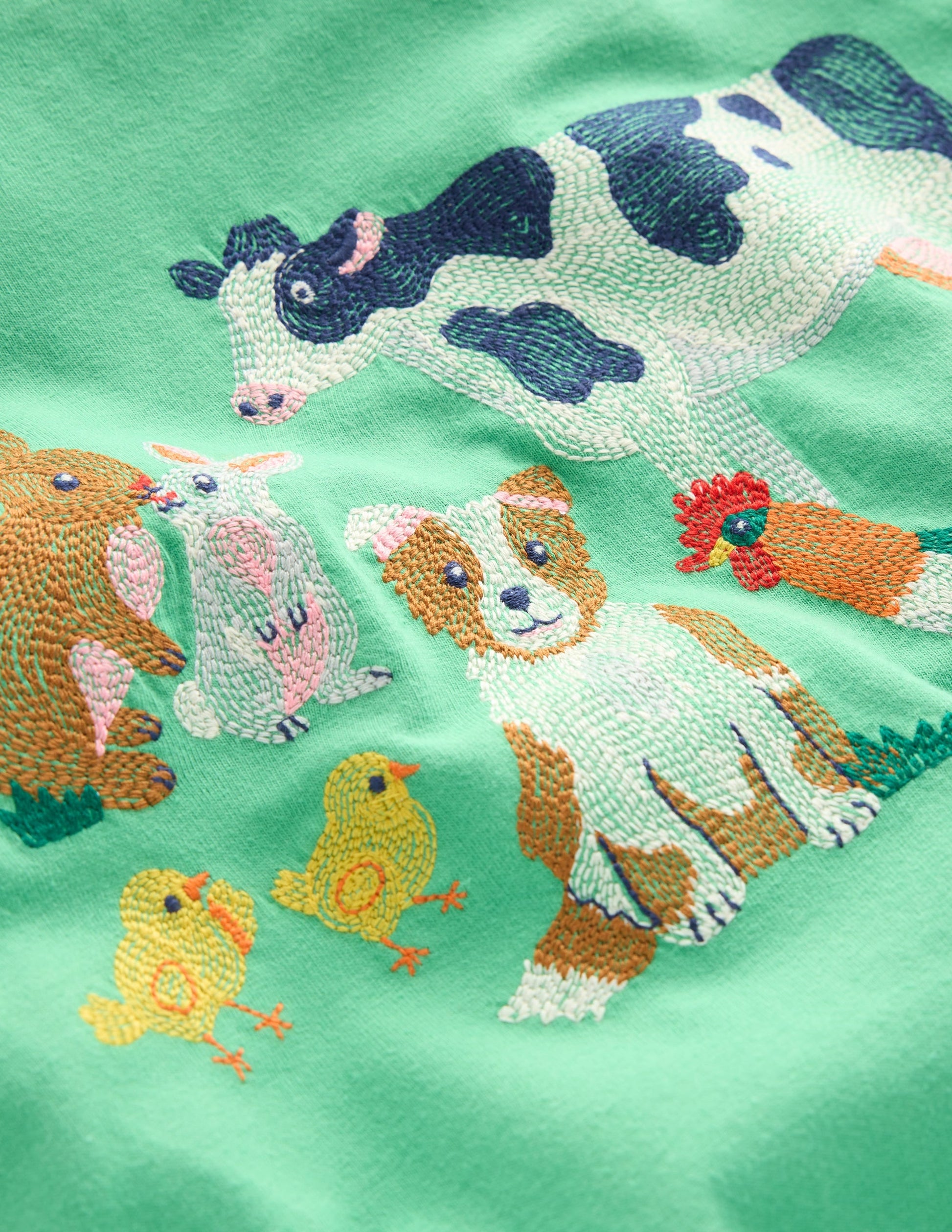 Superstitch T-Shirt-Aloe Green Easter Farm-3