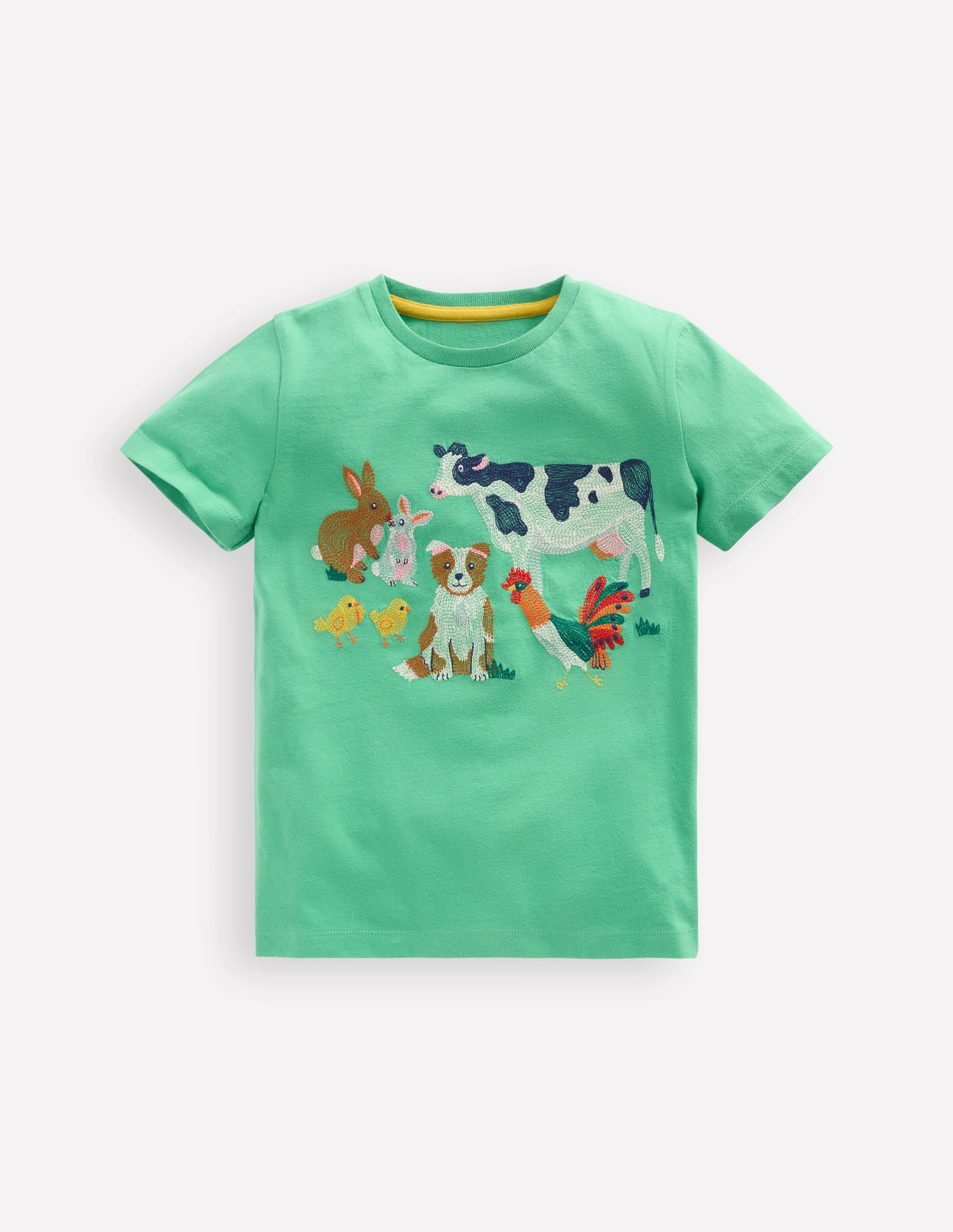 Superstitch T-Shirt-Aloe Green Easter Farm-1