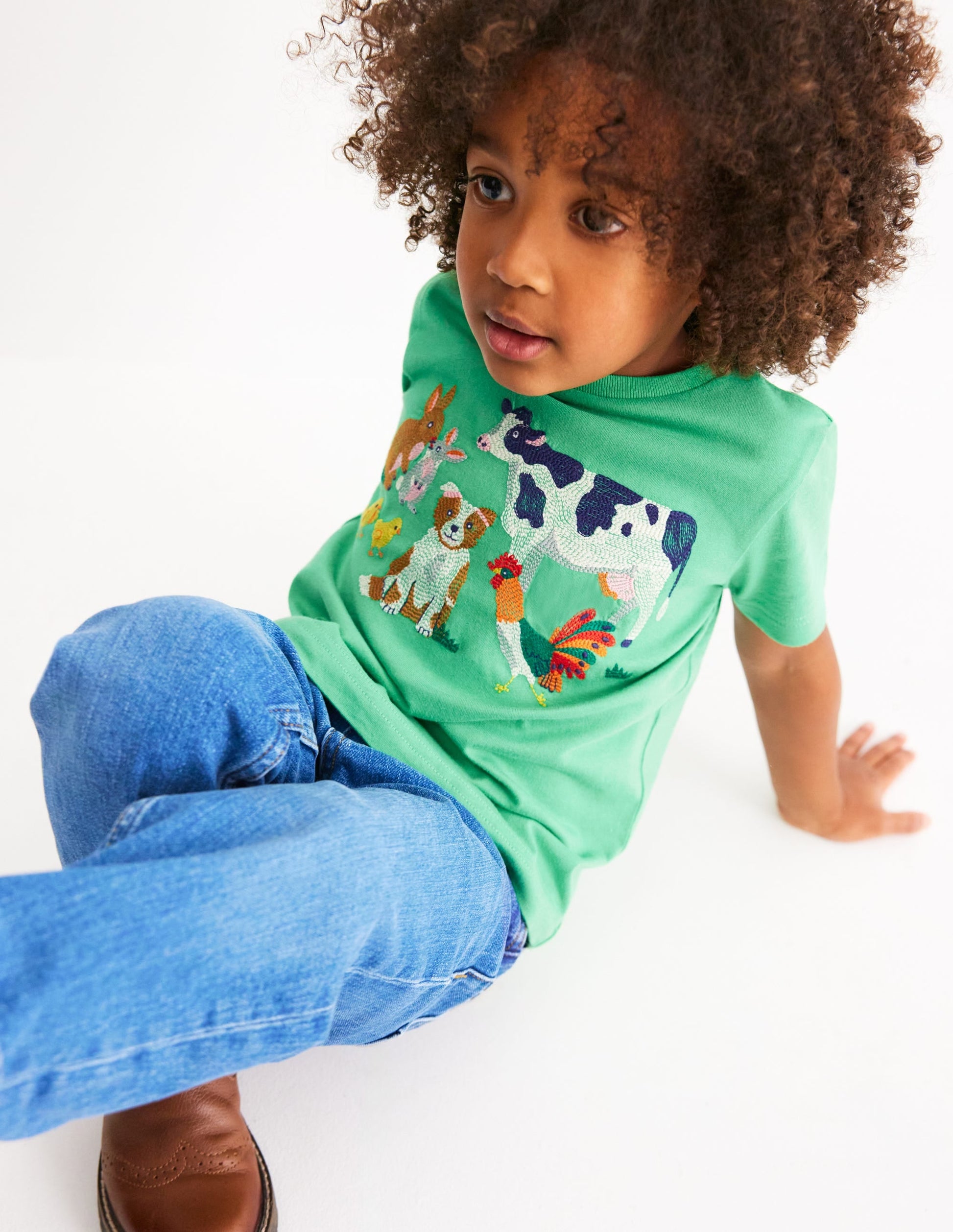 Superstitch T-Shirt-Aloe Green Easter Farm-4