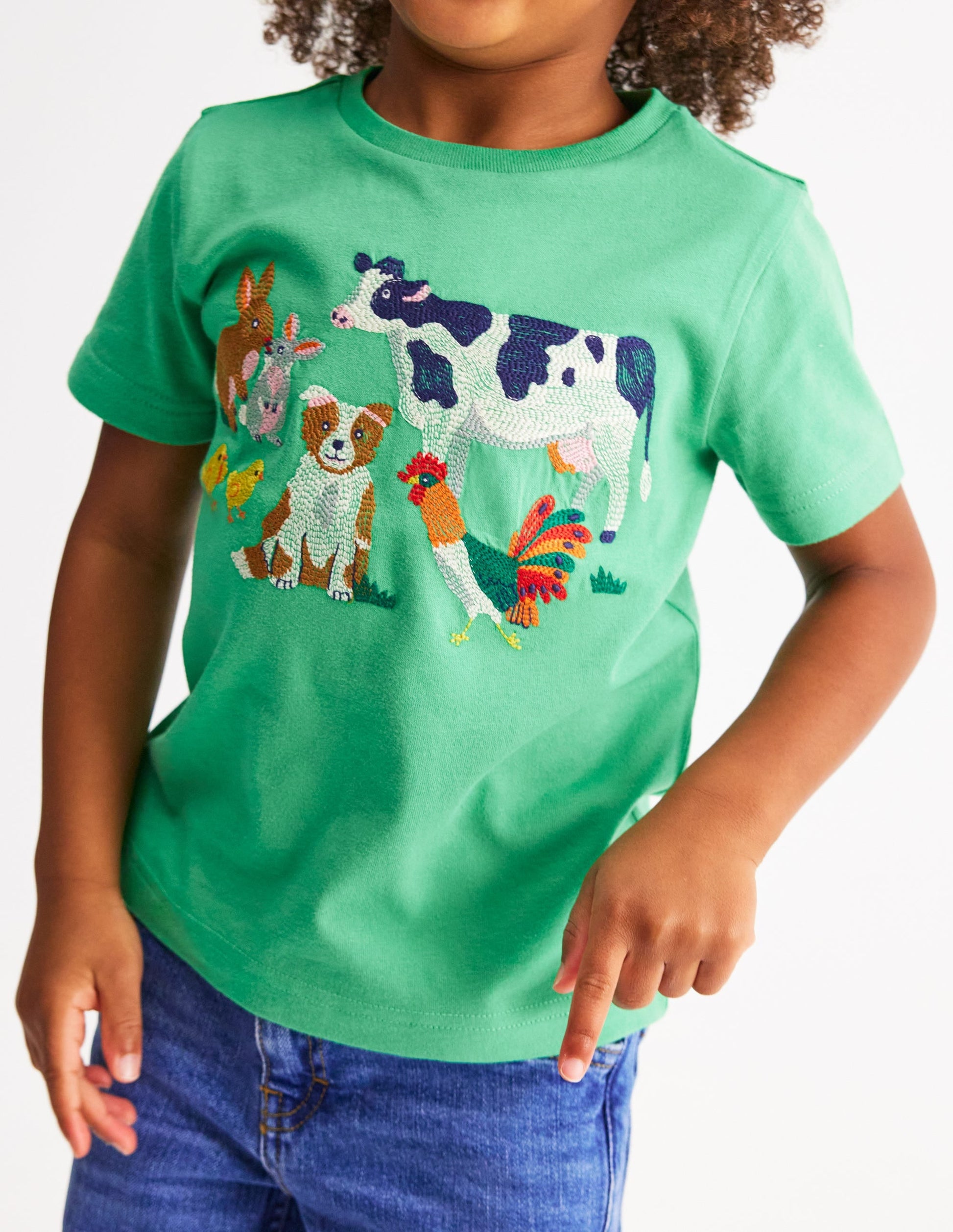 Superstitch T-Shirt-Aloe Green Easter Farm-5